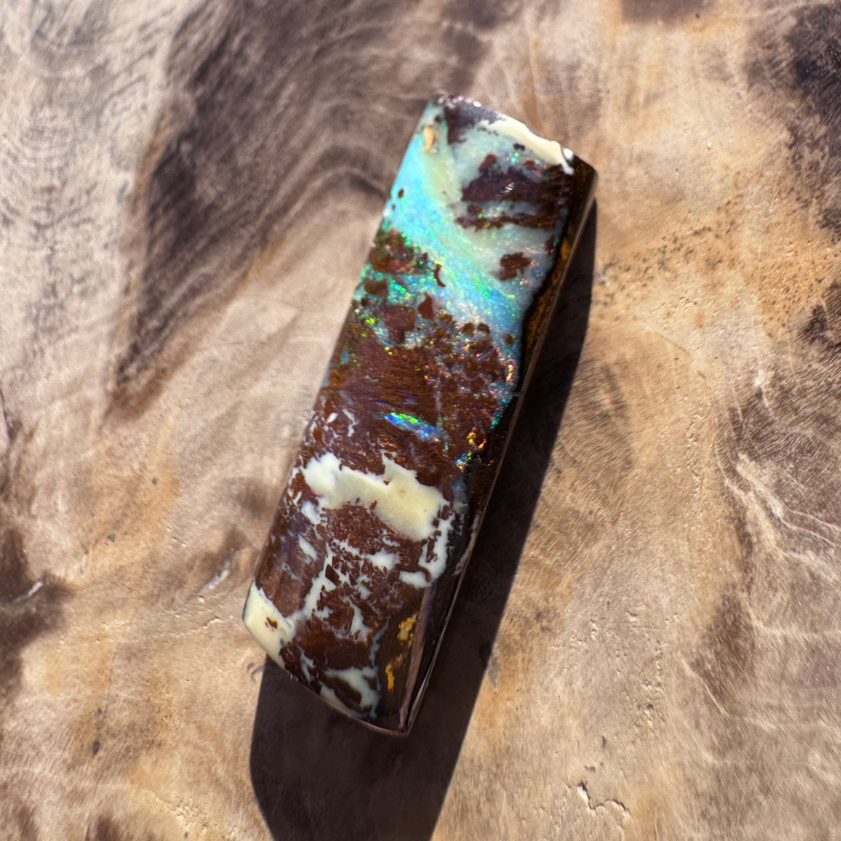 15ct Queensland Boulder Opal | Solid Australian Opal | Hand-Cut
