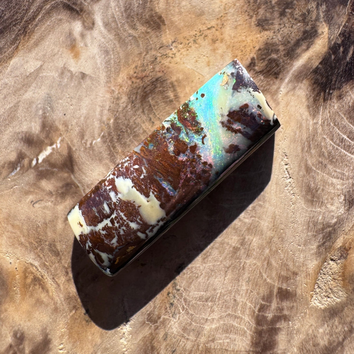 15ct Queensland Boulder Opal | Solid Australian Opal | Hand-Cut