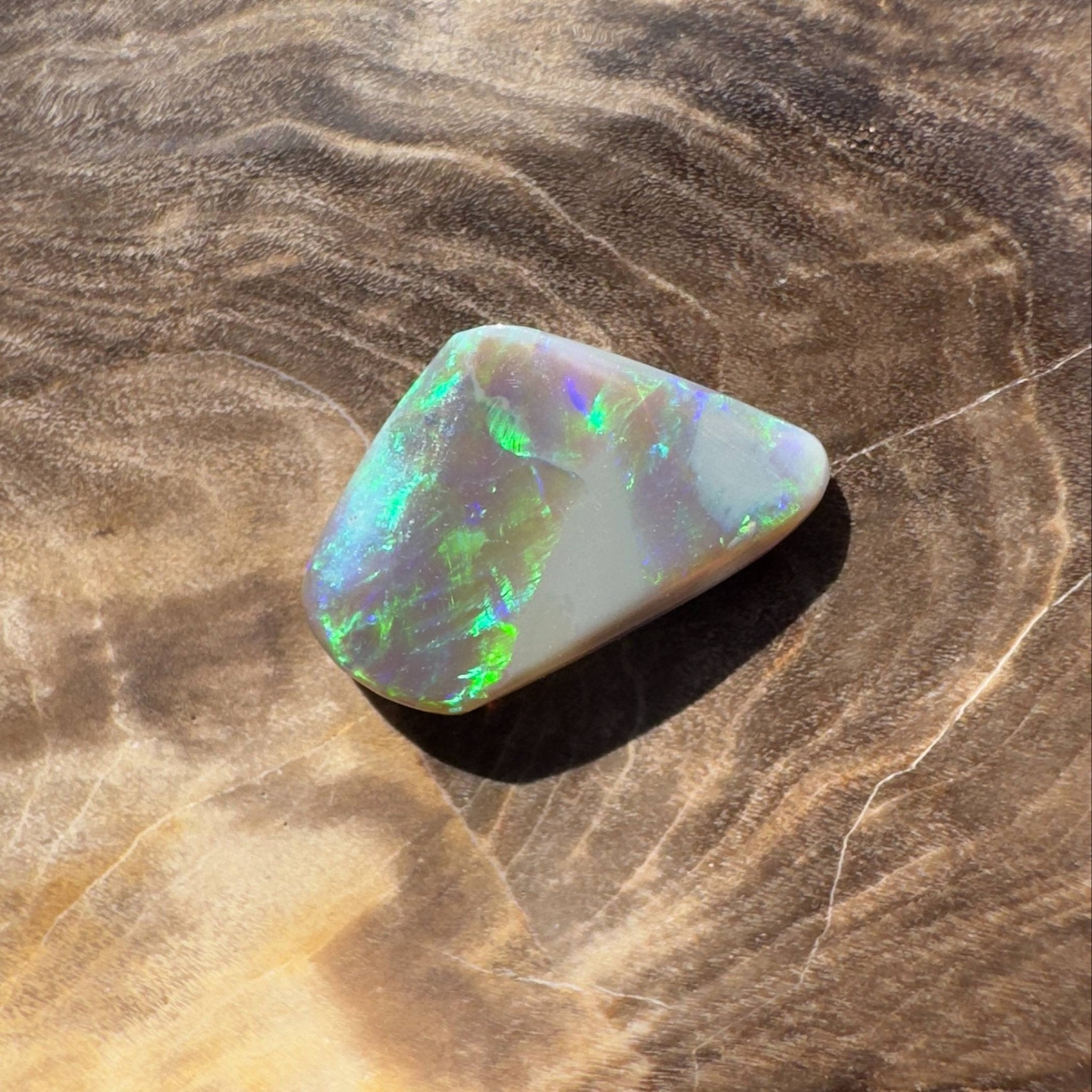1.5ct Solid Hand - cut Lightning Ridge Semi Black Opal