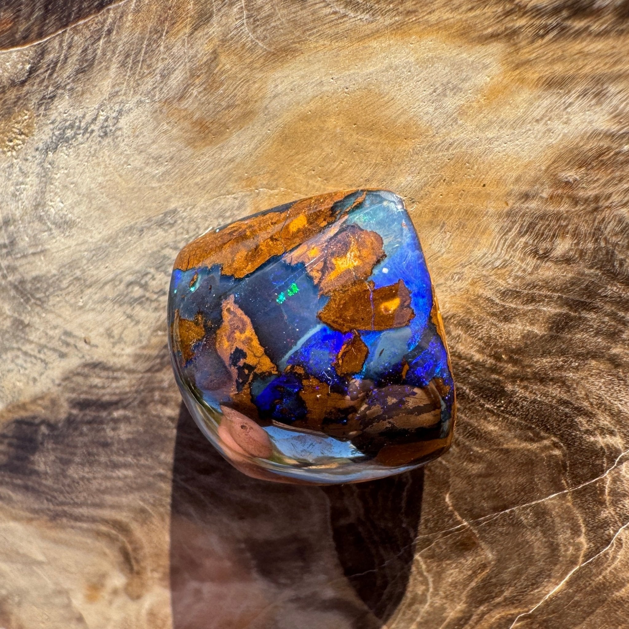 16.9ct Queensland Boulder Opal | Solid Australian Opal | Hand-Cut