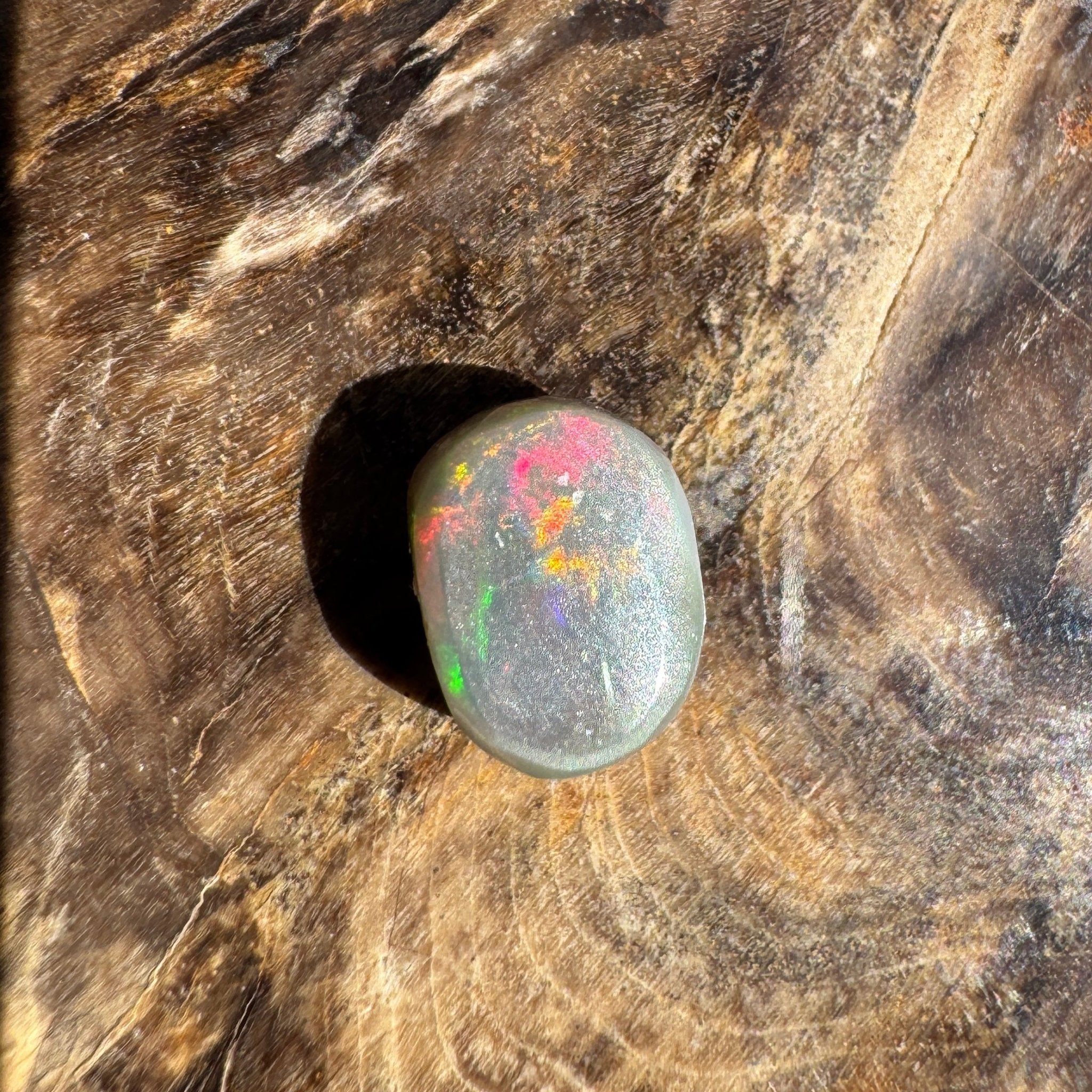 1.6ct Lightning Ridge Semi Black Opal | Solid Australian Opal | Hand-Cut