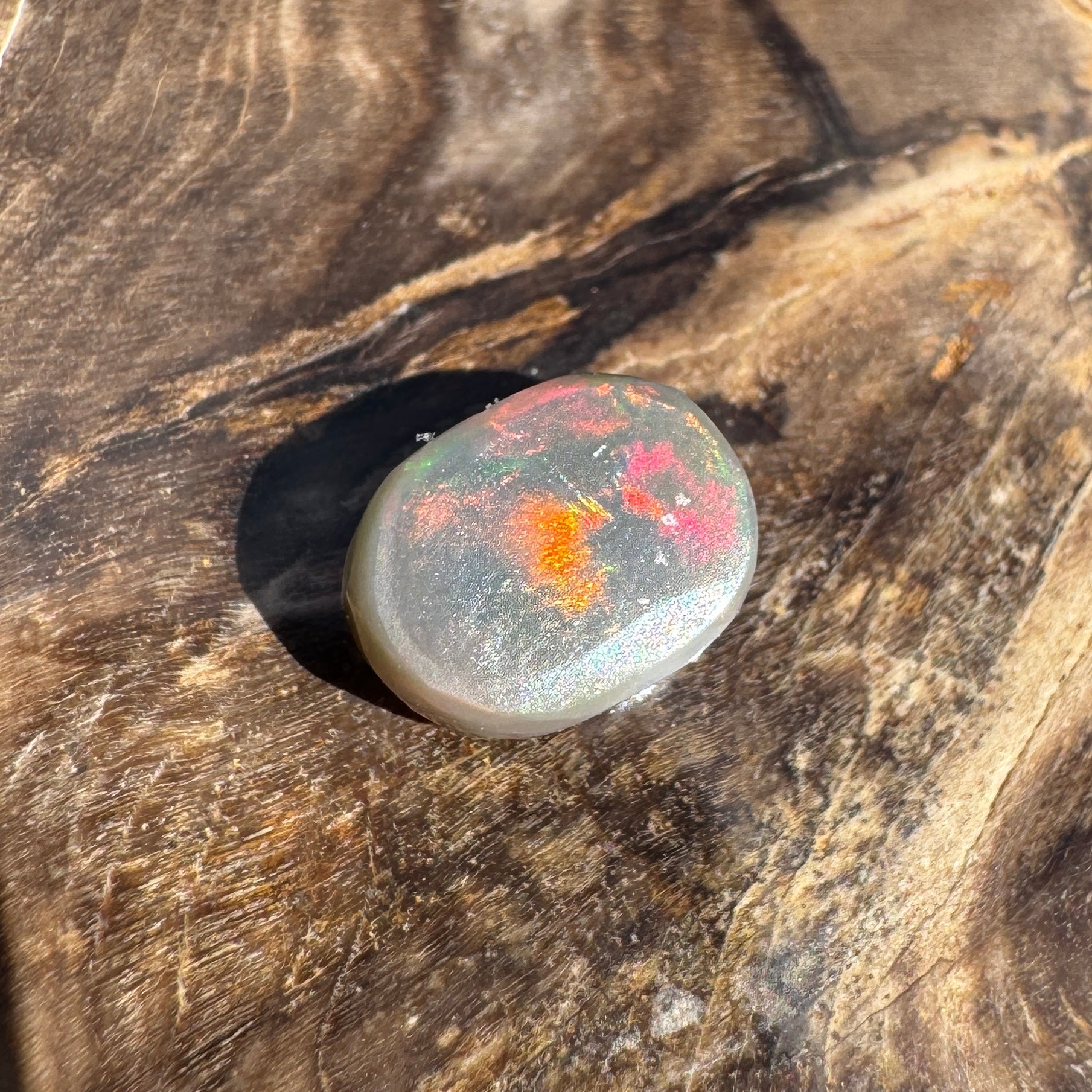 1.6ct Lightning Ridge Semi Black Opal | Solid Australian Opal | Hand-Cut