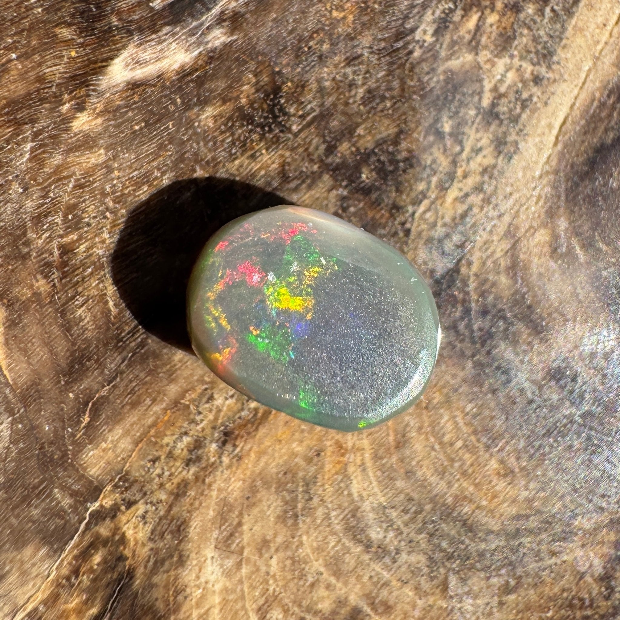 1.6ct Lightning Ridge Semi Black Opal | Solid Australian Opal | Hand-Cut