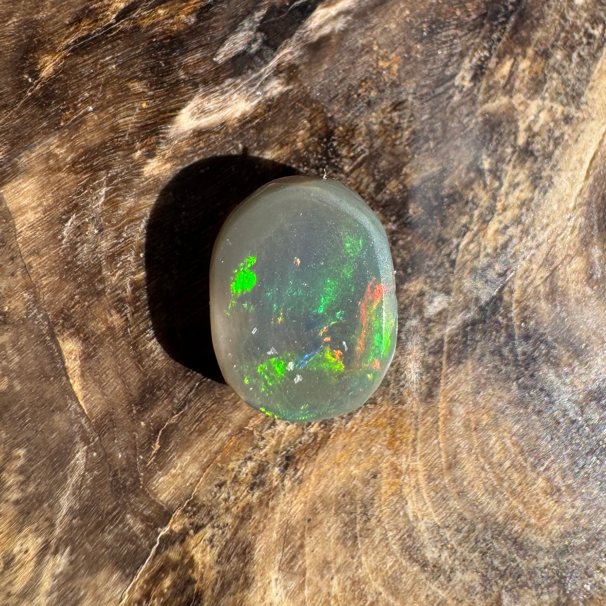 1.6ct Lightning Ridge Semi Black Opal | Solid Australian Opal | Hand-Cut
