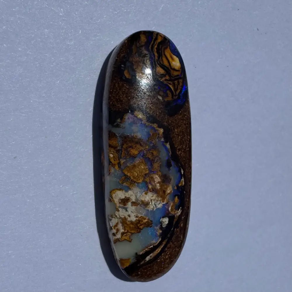 17.3ct Hand - cut Queensland Boulder Opal