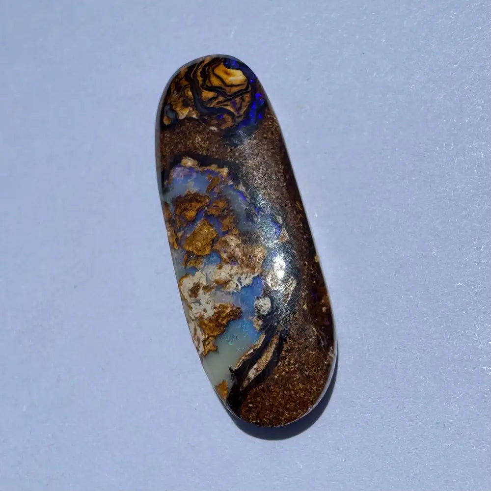 17.3ct Hand - cut Queensland Boulder Opal