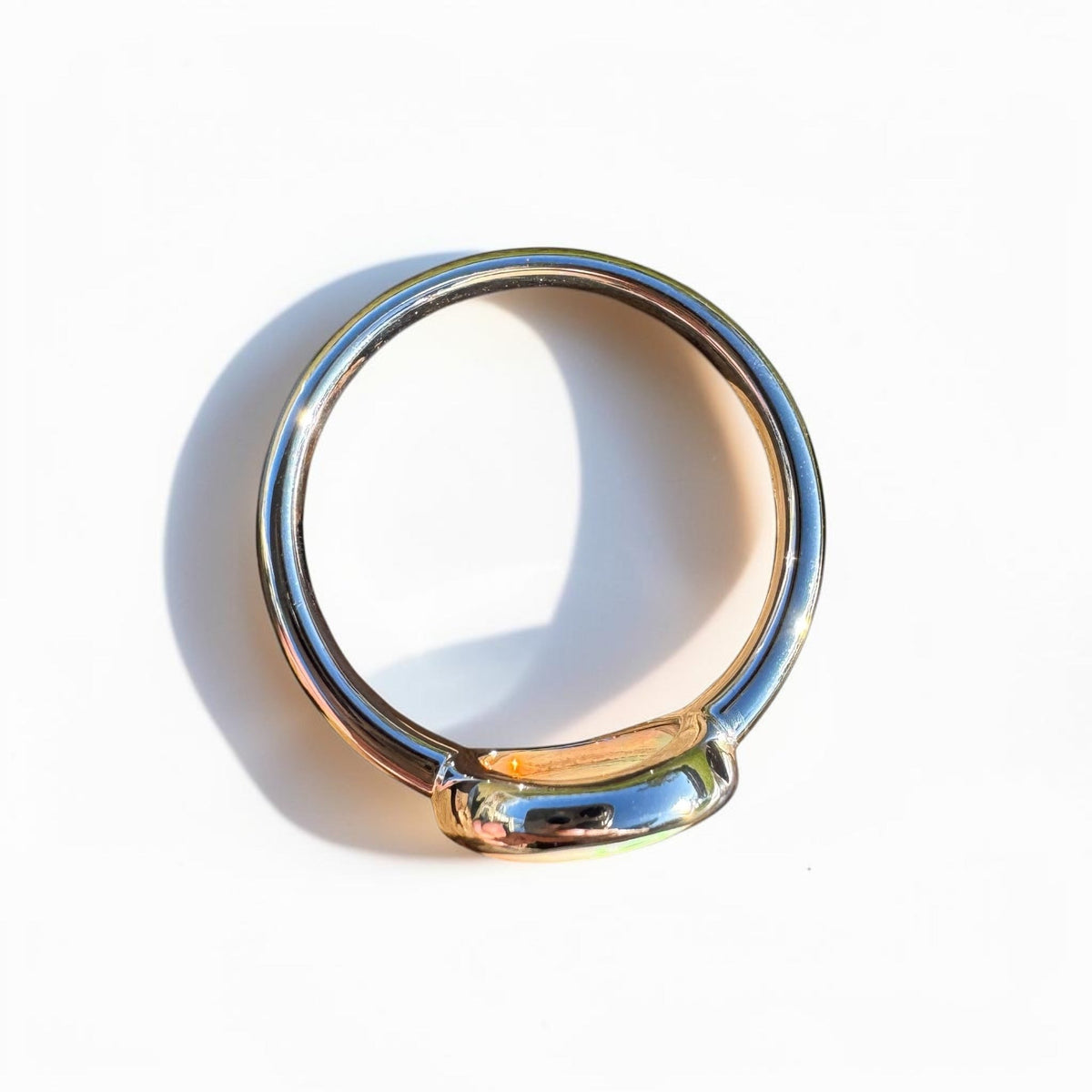 1.8ct Coober Pedy Opal Ring ~ 'Coffin Bay Blues' | 925 Sterling Silver | Solid Australian Opal