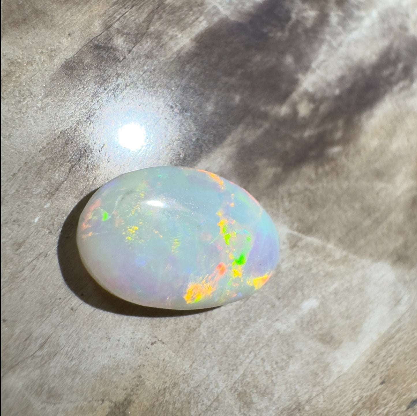 1.8ct Hand - Cut Solid Lightning Ridge Opal