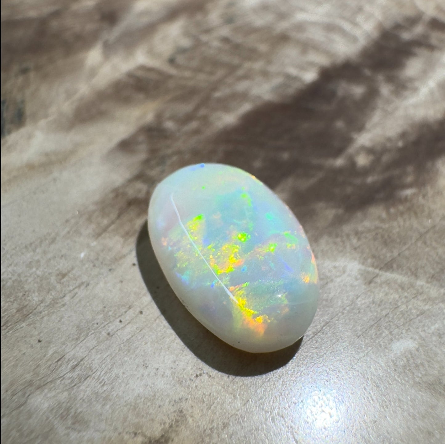 1.8ct Hand - Cut Solid Lightning Ridge Opal