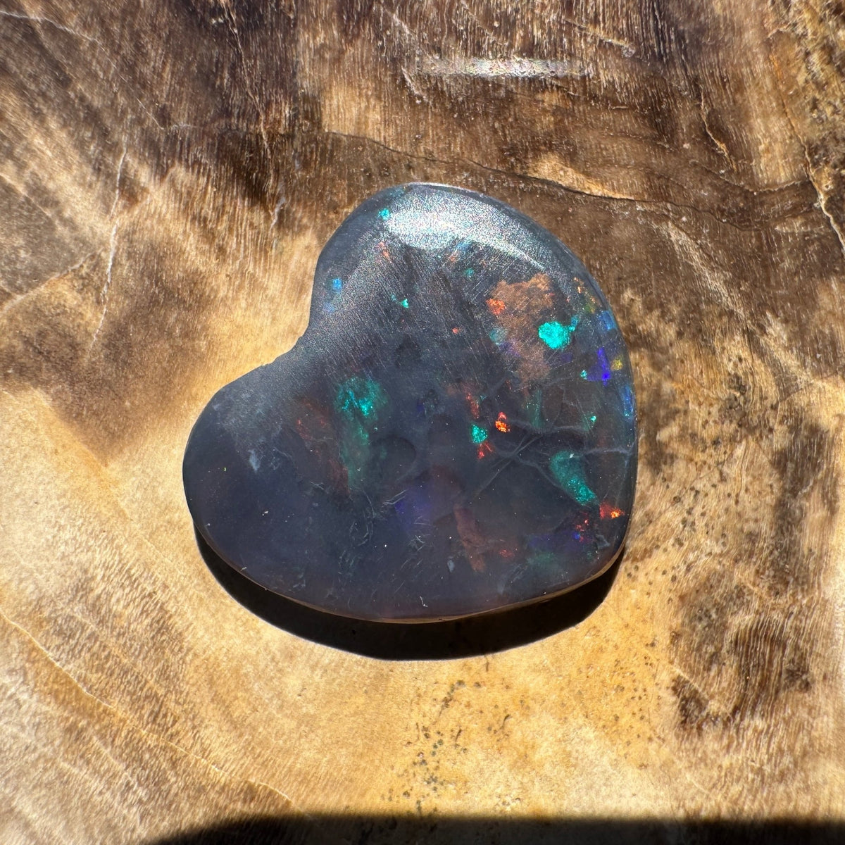 1.8ct Lightning Ridge Black Opal | Solid Australian Opal | Hand-Cut
