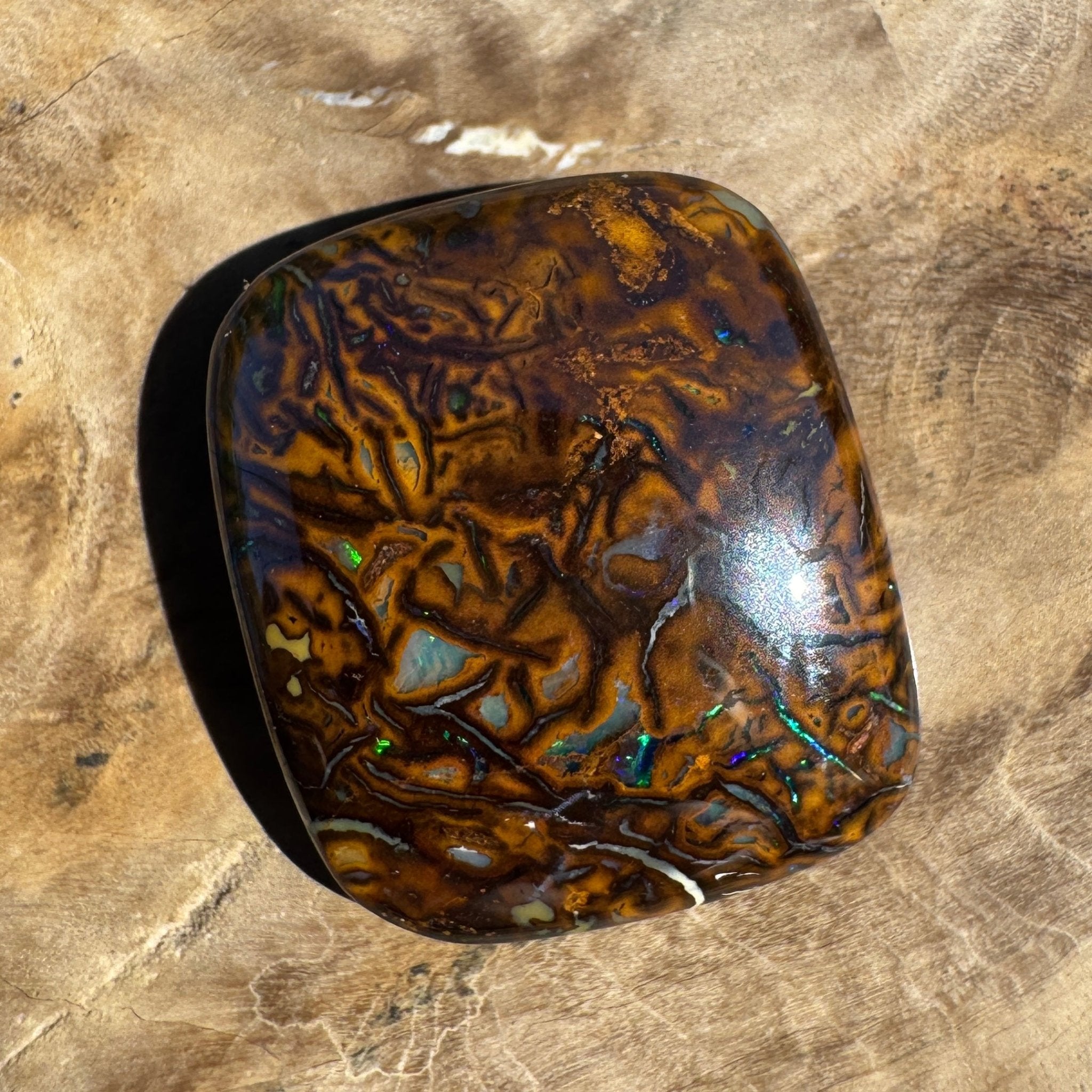18ct Queensland Boulder Opal | Solid Australian Opal | Hand-Cut