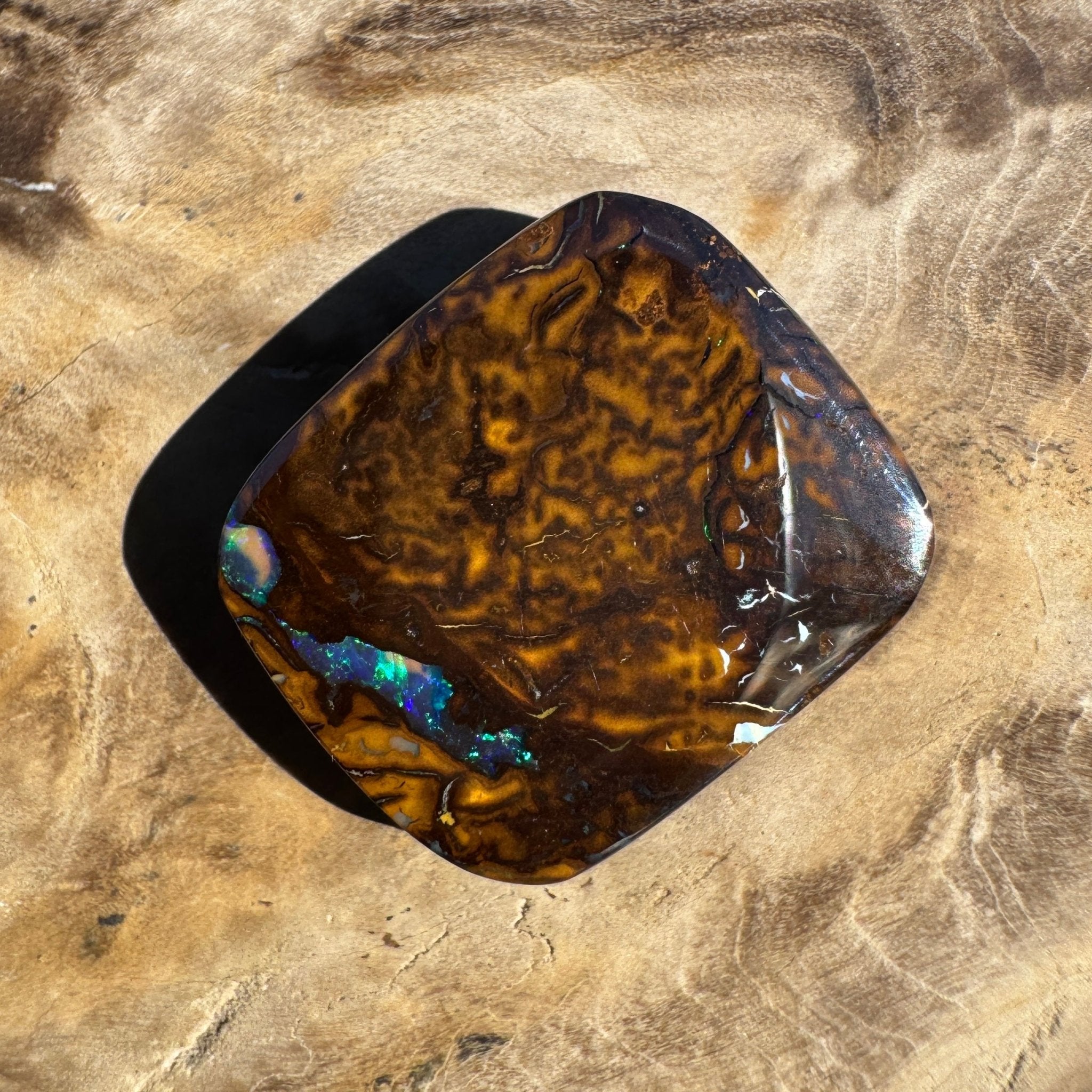 18ct Queensland Boulder Opal | Solid Australian Opal | Hand-Cut