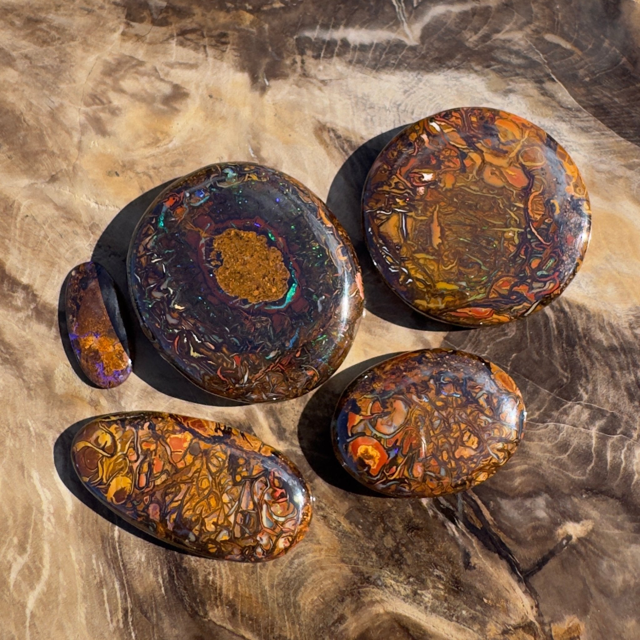 194ct Queensland Boulder Opal Parcel | Solid Australian Opal