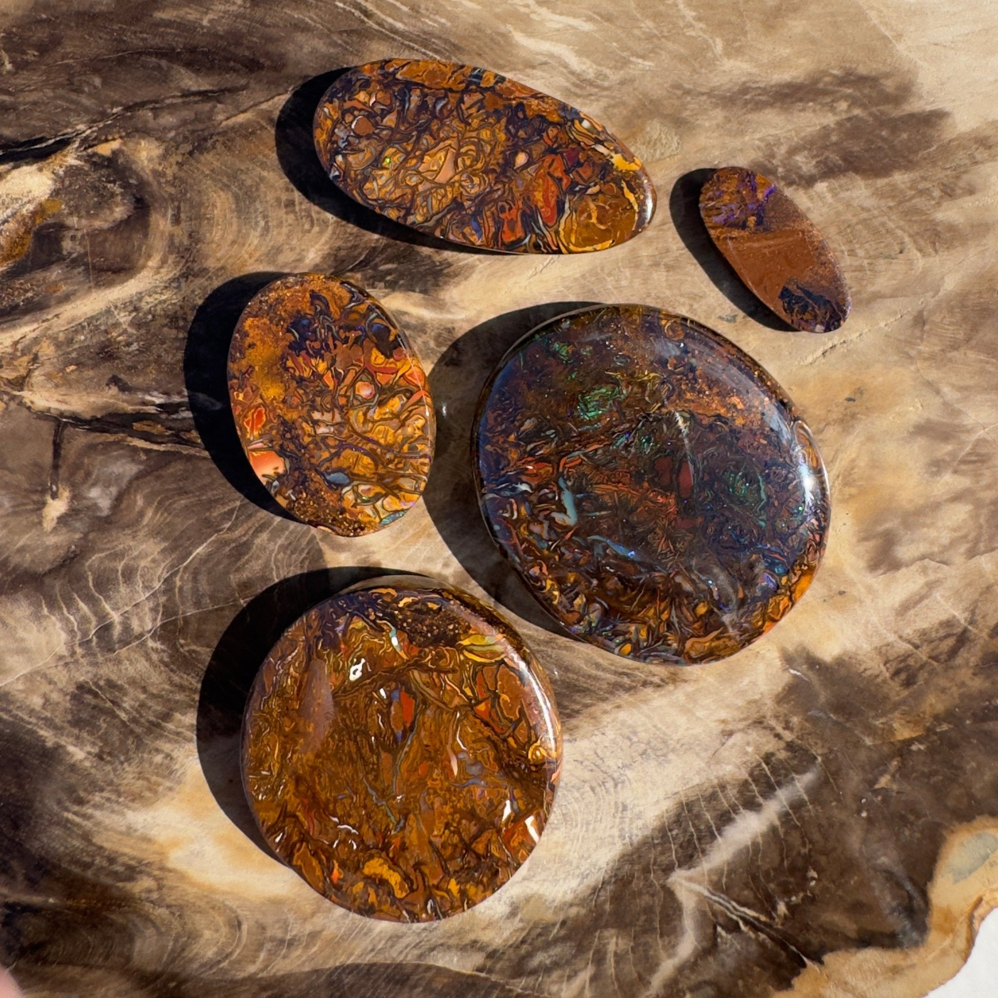 194ct Queensland Boulder Opal Parcel | Solid Australian Opal