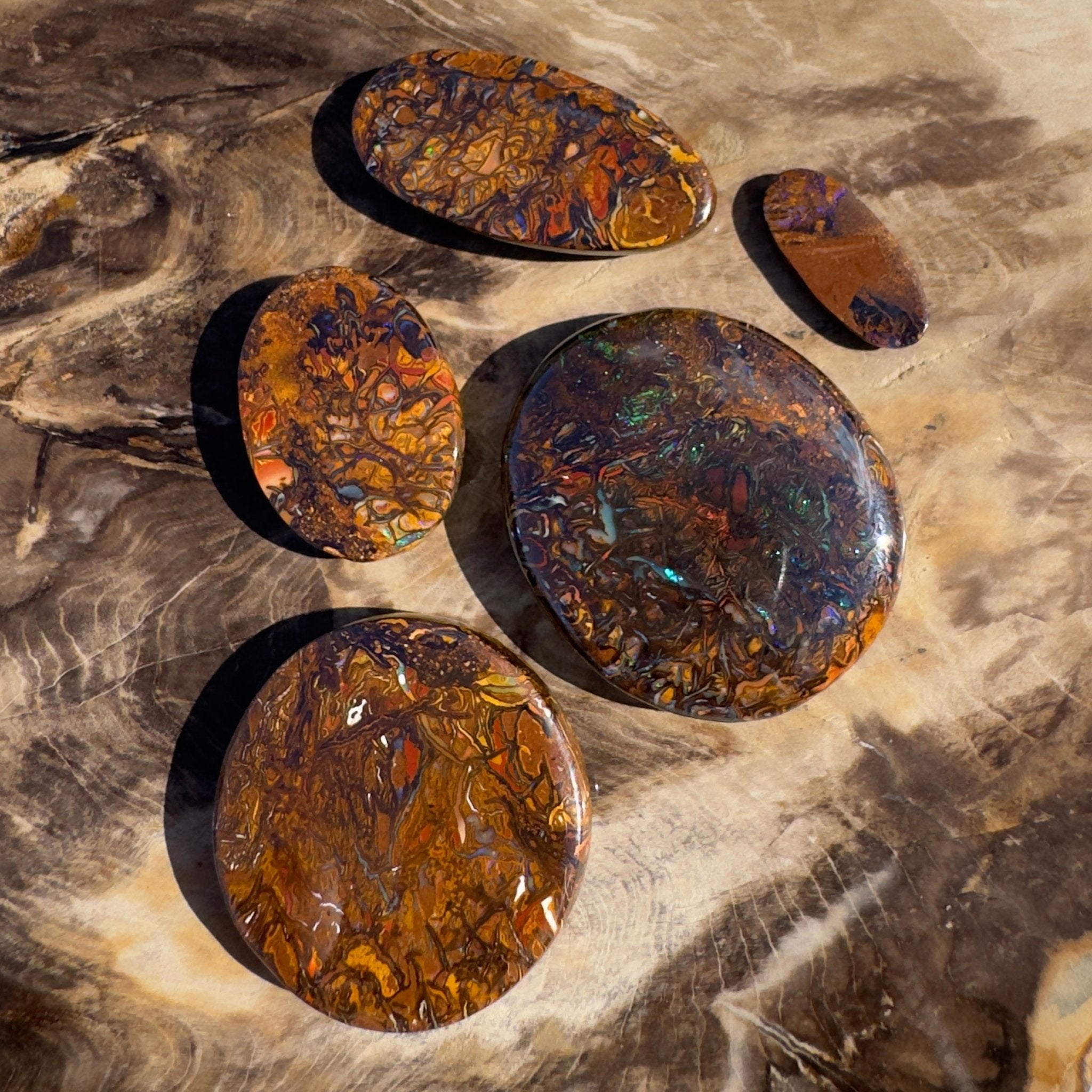194ct Queensland Boulder Opal Parcel | Solid Australian Opal