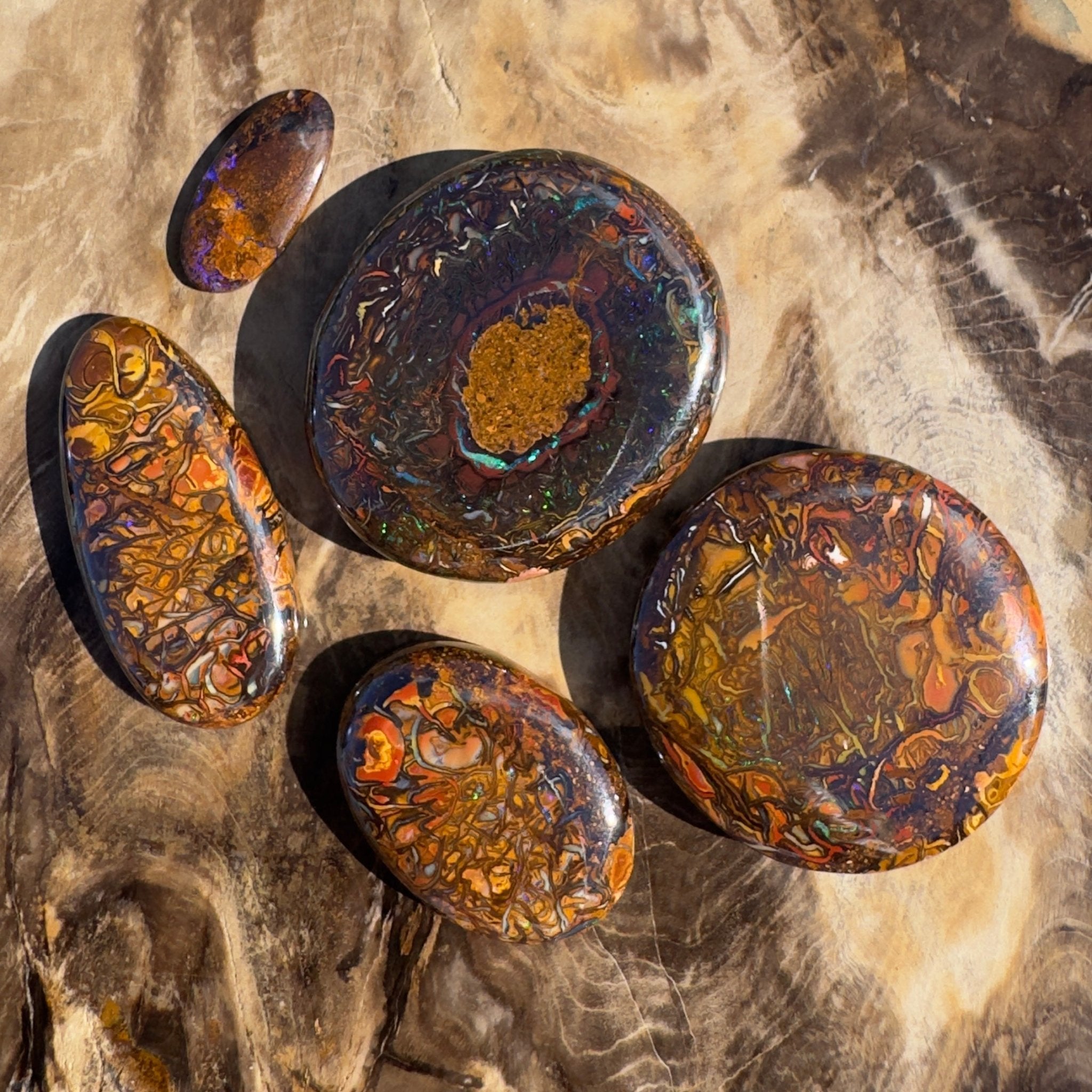 194ct Queensland Boulder Opal Parcel | Solid Australian Opal