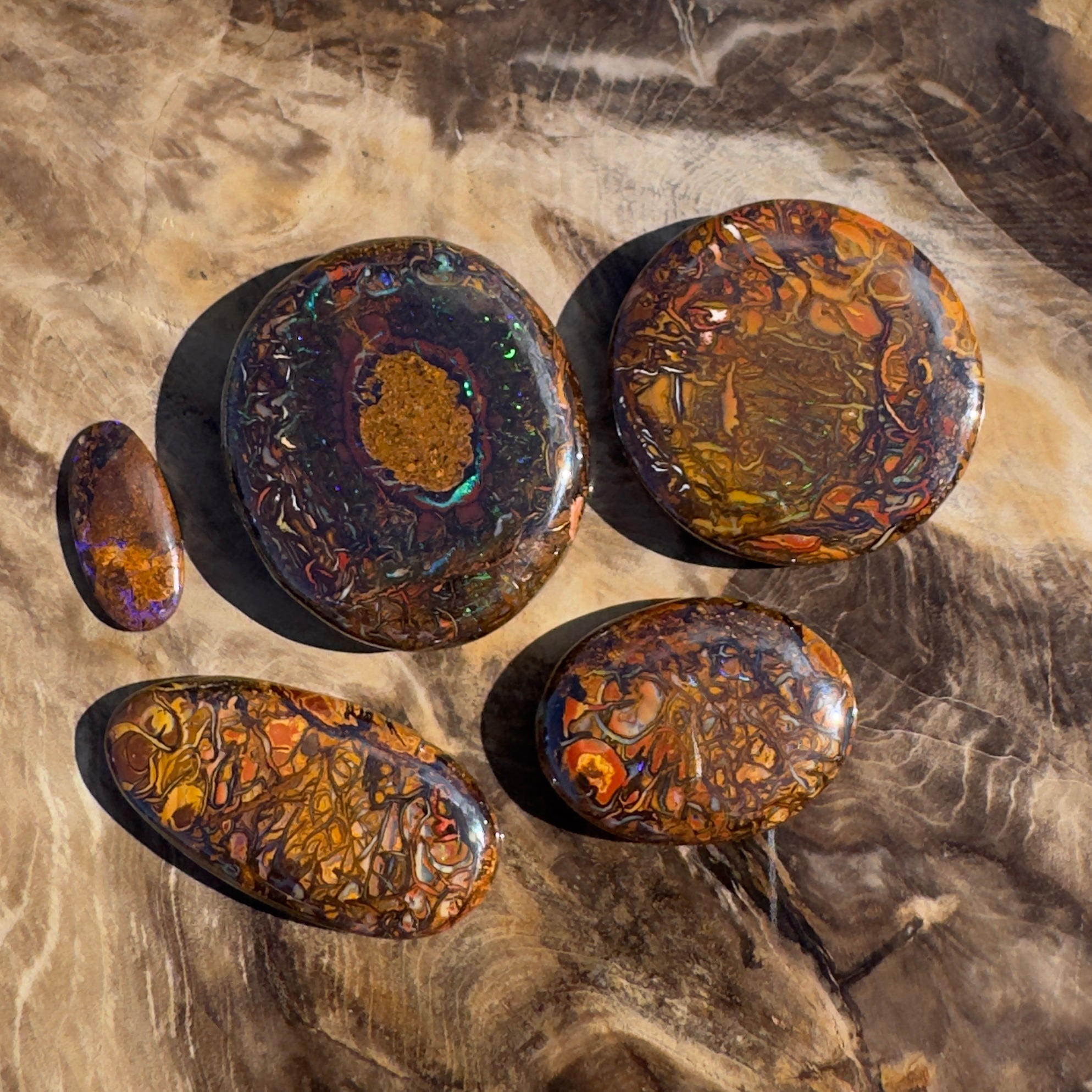 194ct Queensland Boulder Opal Parcel | Solid Australian Opal