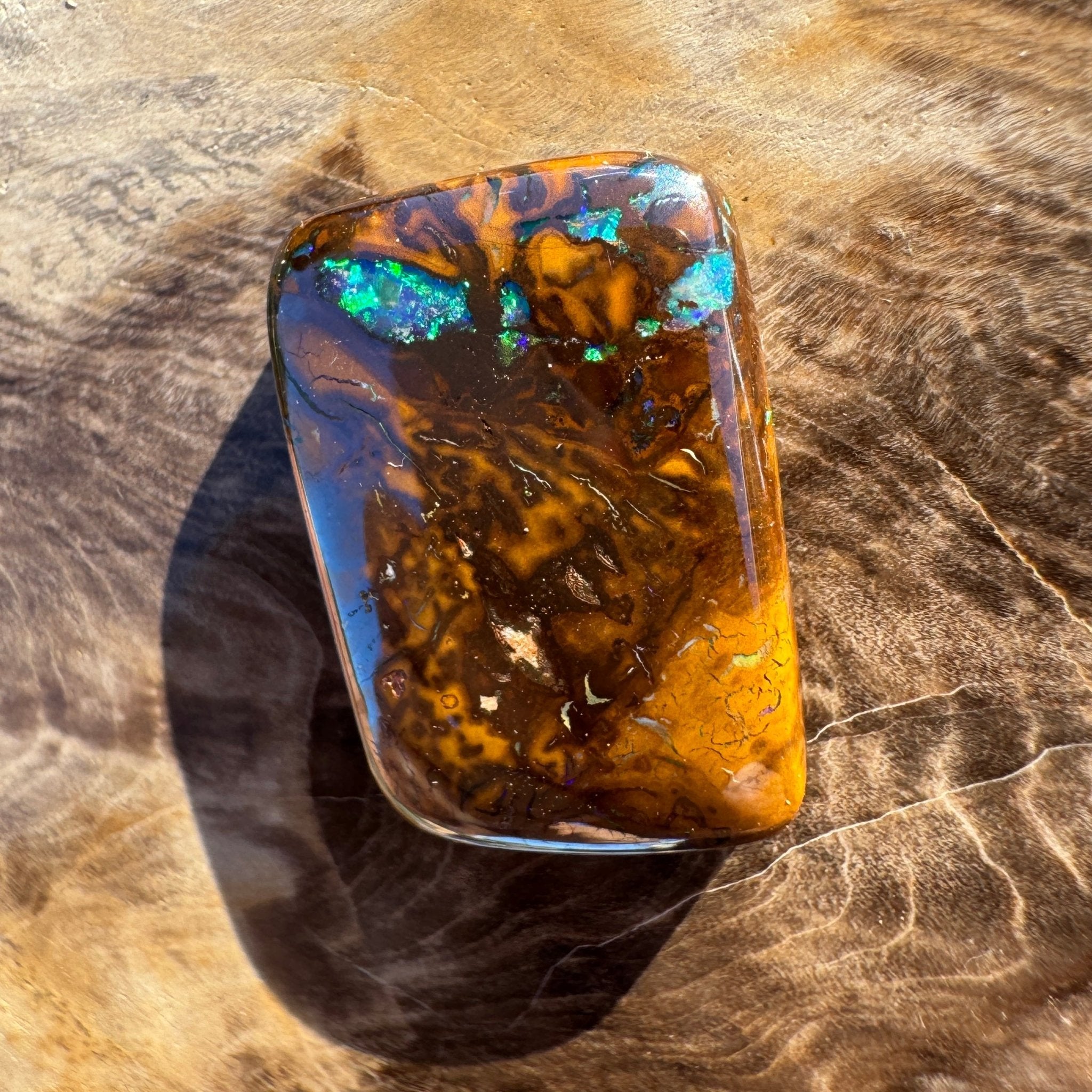 19.4ct Queensland Boulder Opal | Solid Australian Opal | Hand-Cut