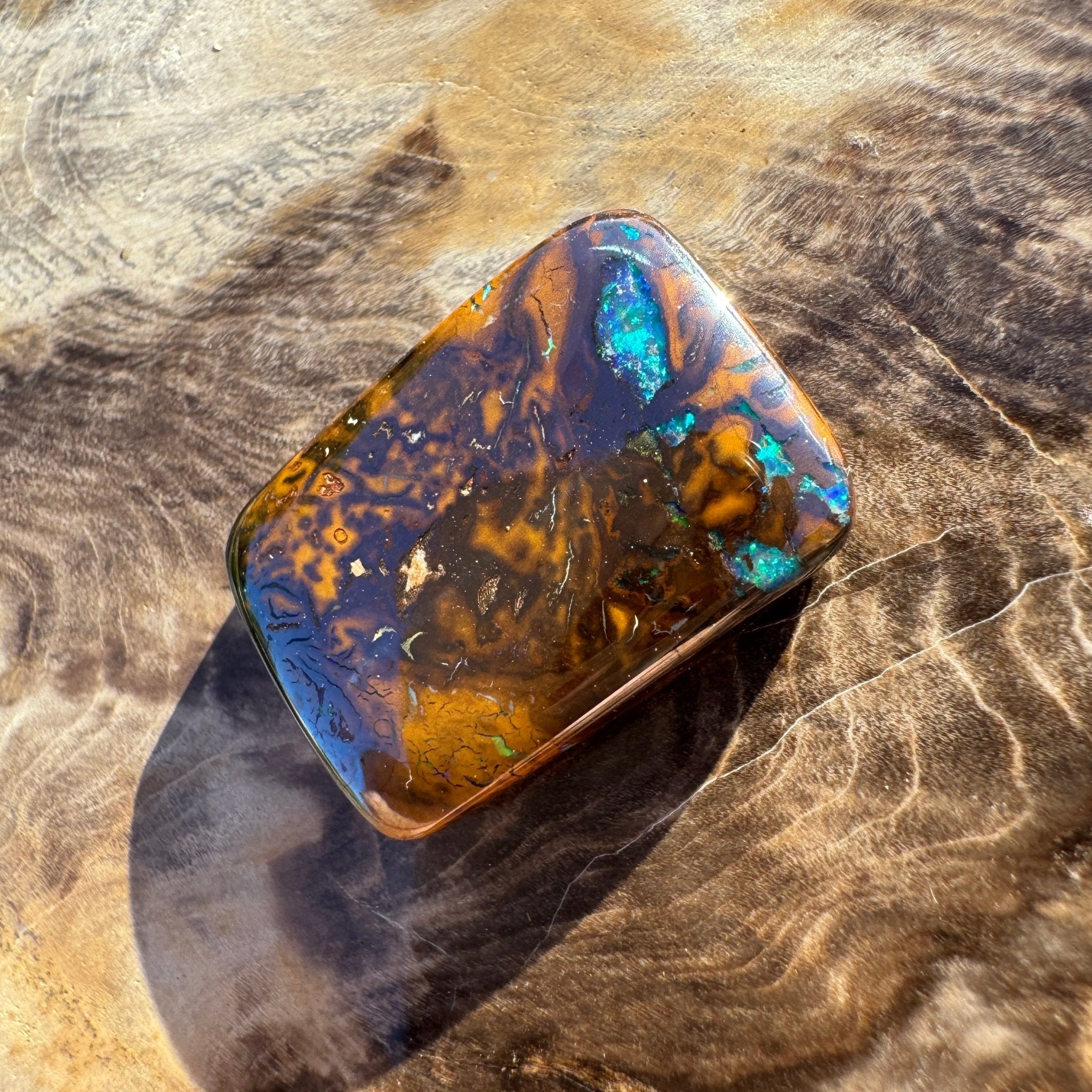 19.4ct Queensland Boulder Opal | Solid Australian Opal | Hand-Cut