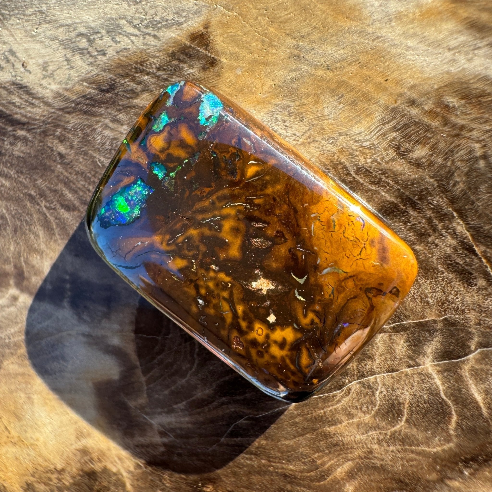 19.4ct Queensland Boulder Opal | Solid Australian Opal | Hand-Cut