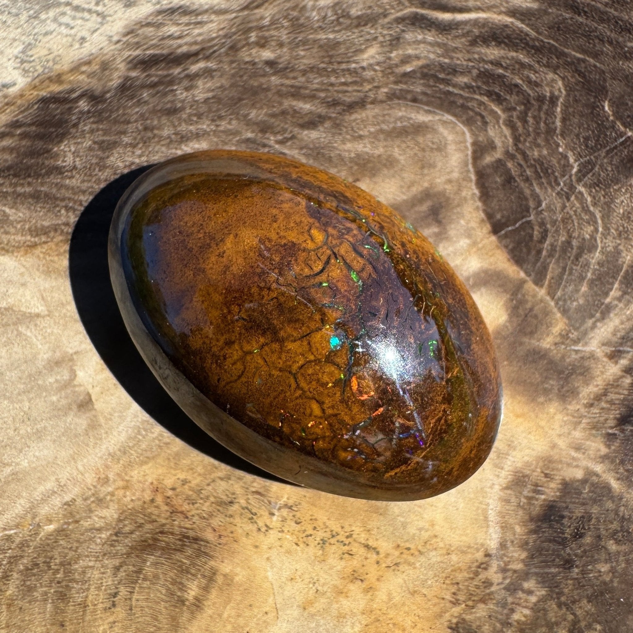 19ct Queensland Boulder Opal | Solid Australian Opal | Hand-Cut
