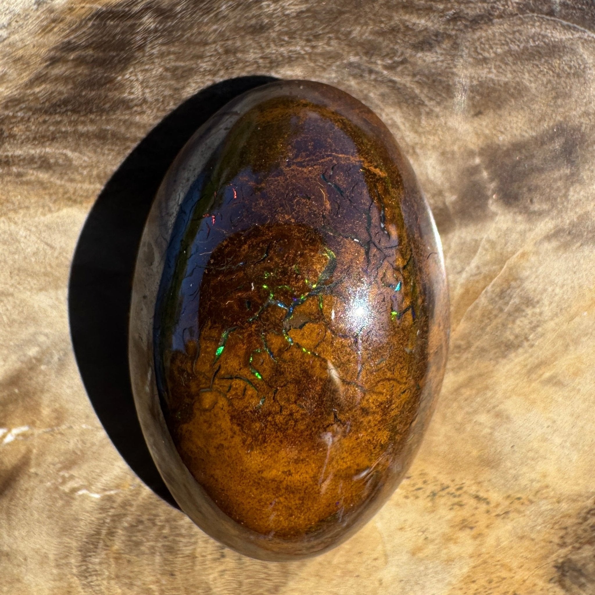 19ct Queensland Boulder Opal | Solid Australian Opal | Hand-Cut