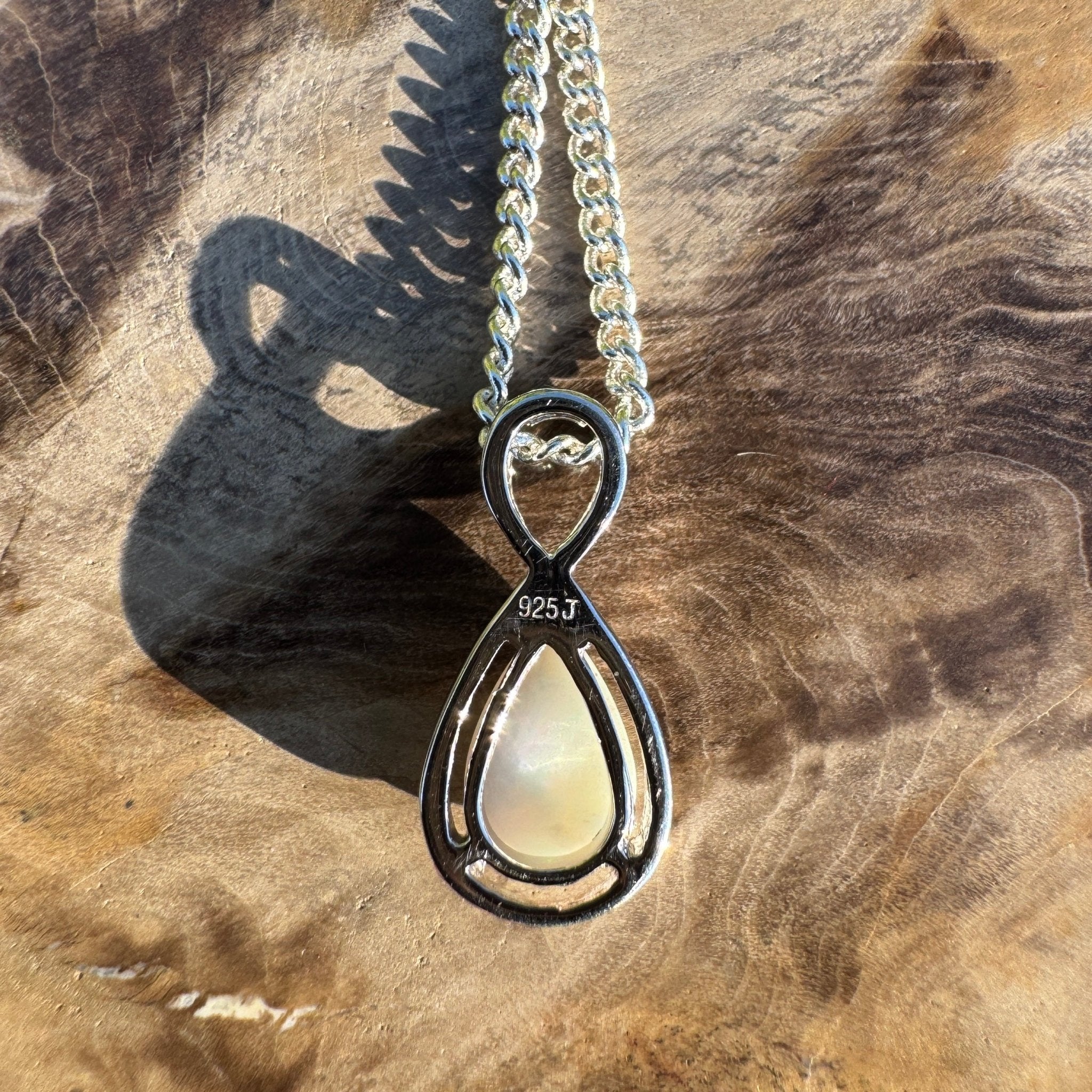 1ct Coober Pedy Opal Pendant Necklace ~ 'Orkney Sunset' | 925 Sterling Silver | Solid Australian Opal