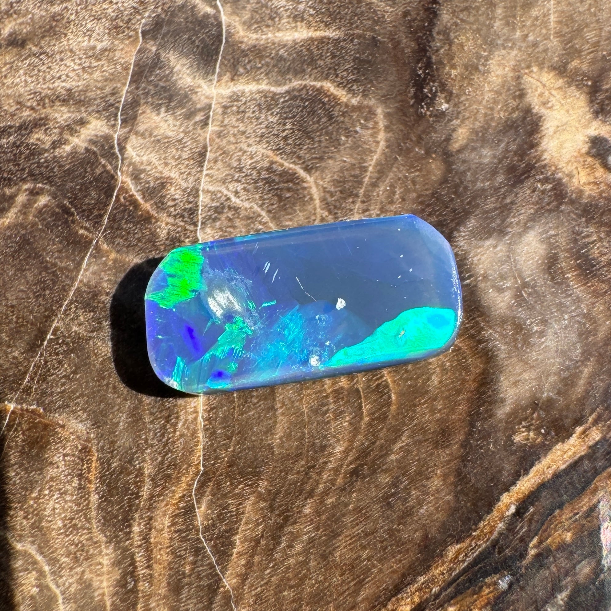 1ct Lightning Ridge Freeform Opal | Solid Australian Opal | Hand-Cut