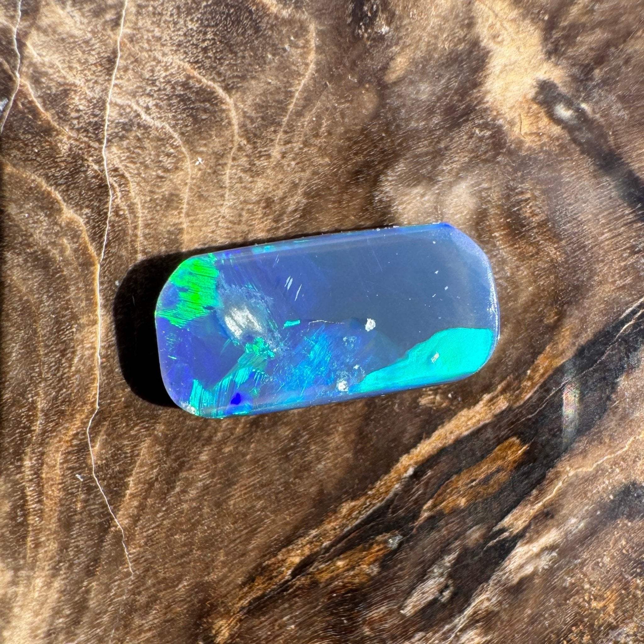 1ct Lightning Ridge Freeform Opal | Solid Australian Opal | Hand-Cut