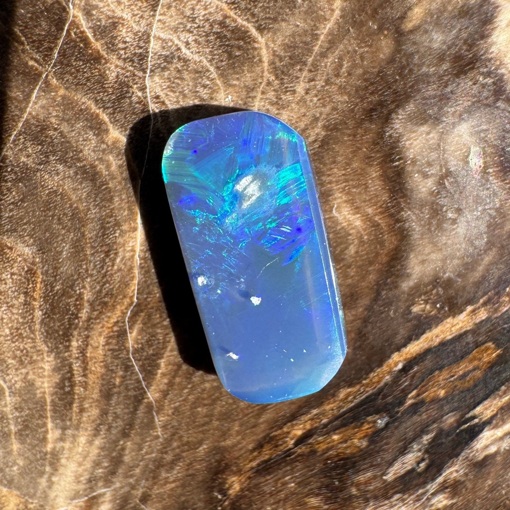 1ct Lightning Ridge Freeform Opal | Solid Australian Opal | Hand-Cut