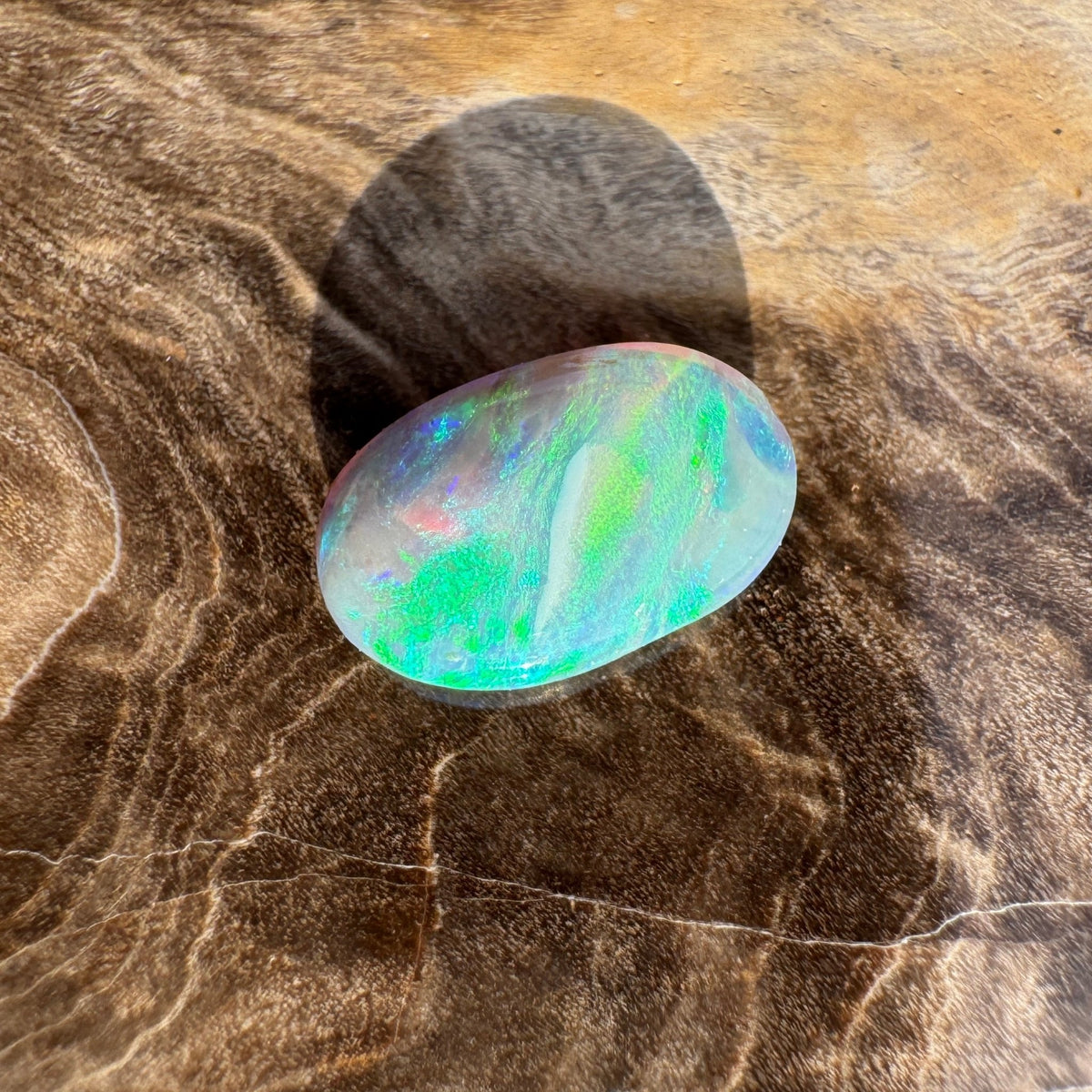 1ct Lightning Ridge Opal | Solid Australian Opal | Hand-Cut