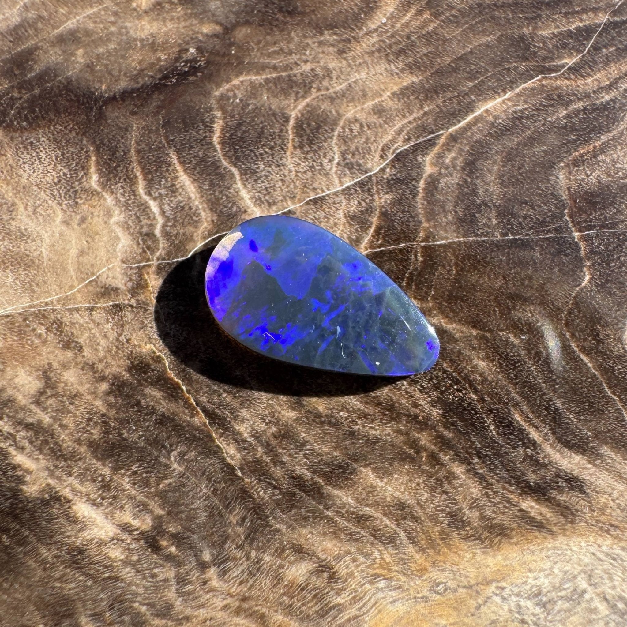 1ct Solid Lightning Ridge Semi Black Opal