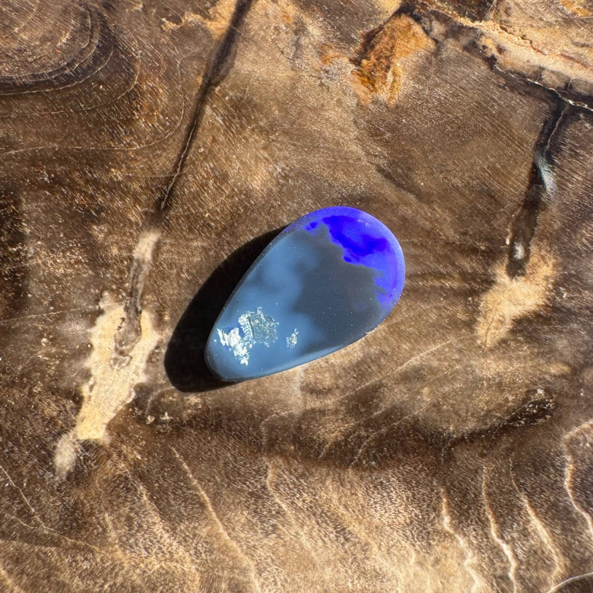 1ct Solid Lightning Ridge Semi Black Opal