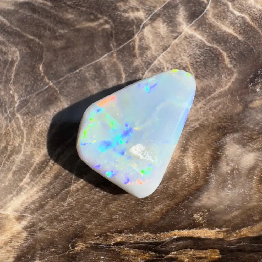 Polished opal with vibrant color play.