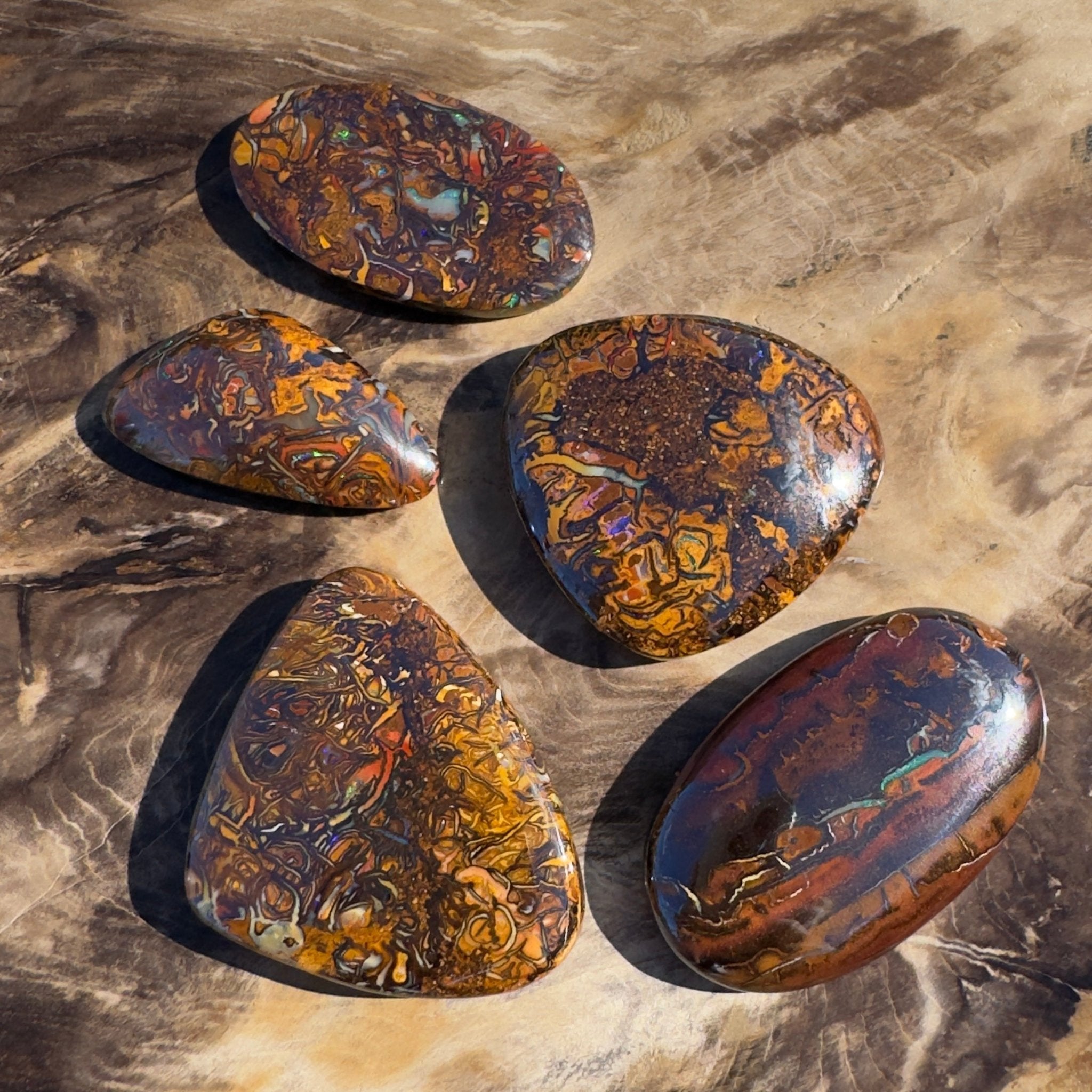 202ct Queensland Boulder Opal Parcel | Solid Australian Opal