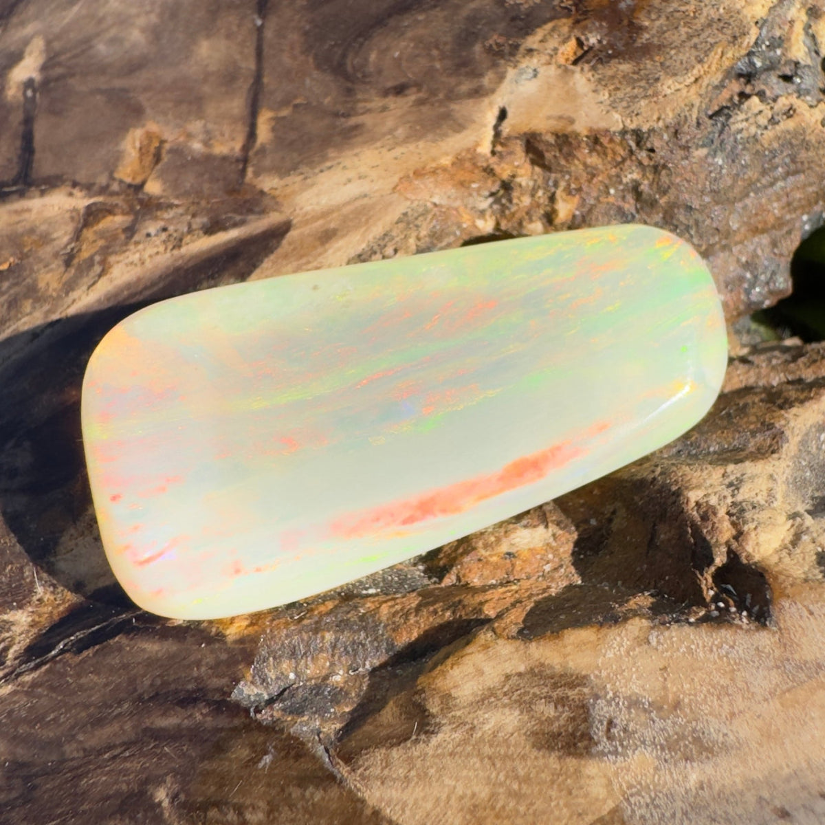 20.7ct Coober Pedy Opal | Solid Australian Opal | Hand-Cut