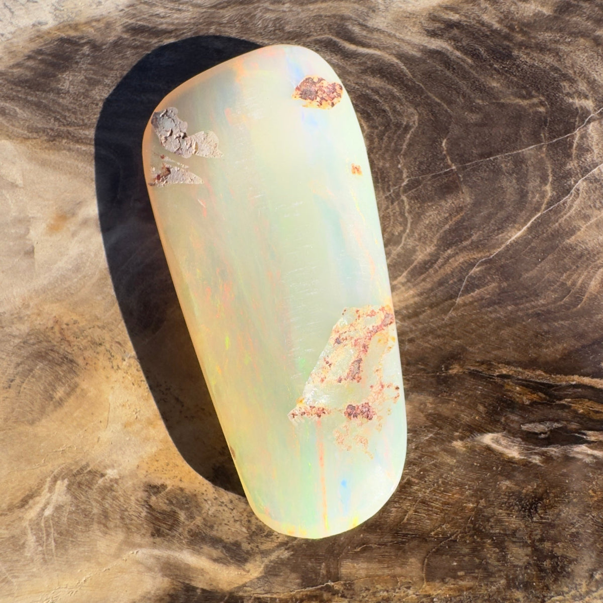 20.7ct Coober Pedy Opal | Solid Australian Opal | Hand-Cut