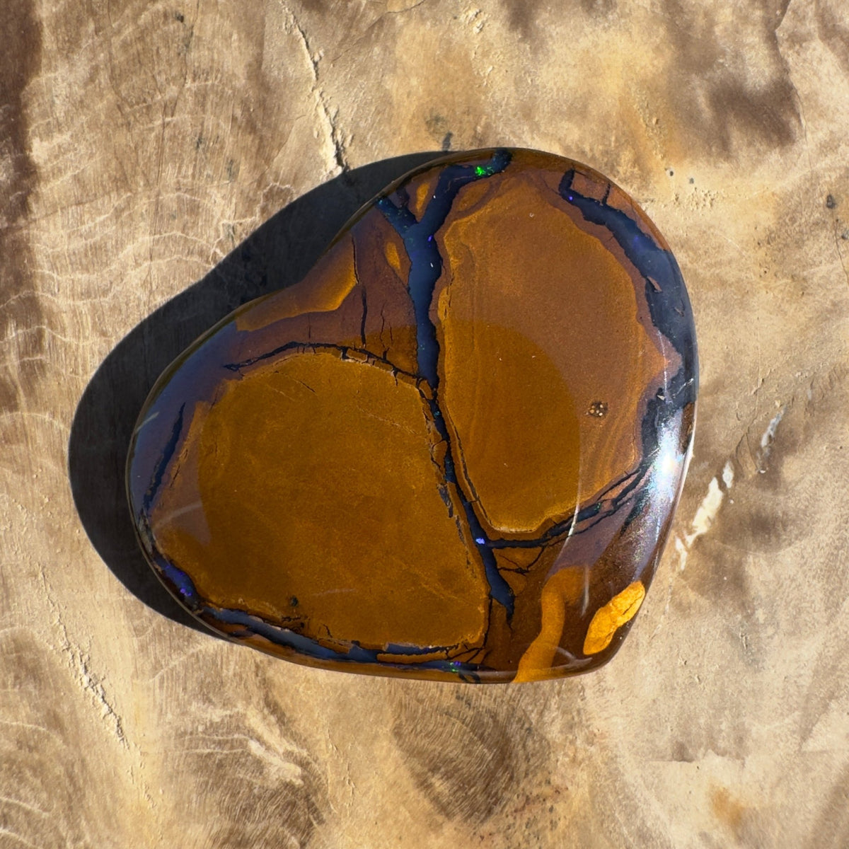 20ct Queensland Boulder Opal | Solid Australian Opal | Hand-Cut