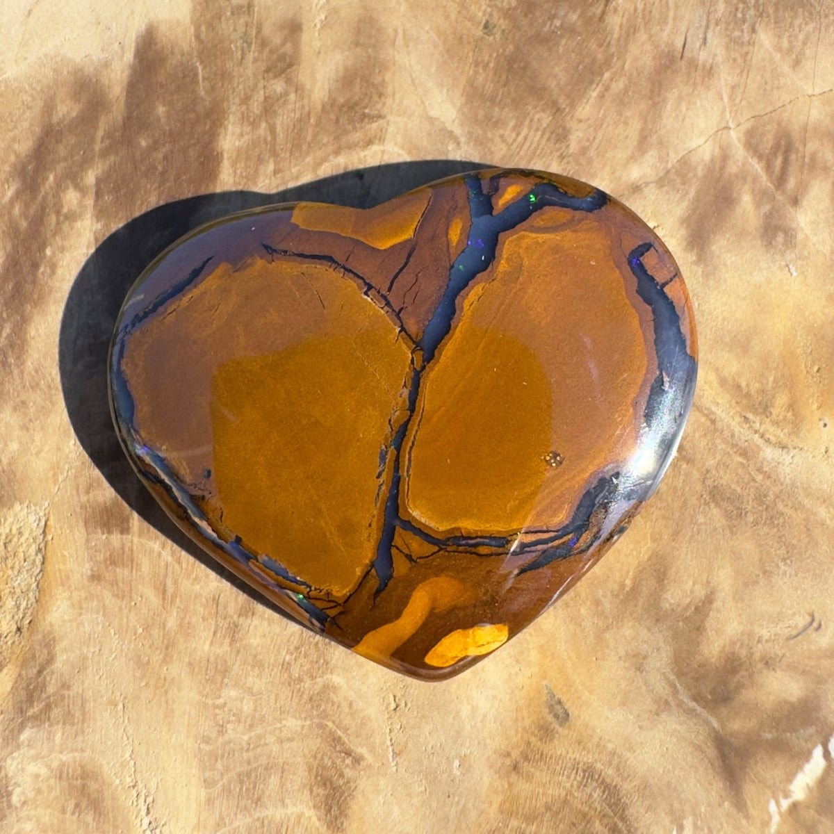 20ct Queensland Boulder Opal | Solid Australian Opal | Hand-Cut