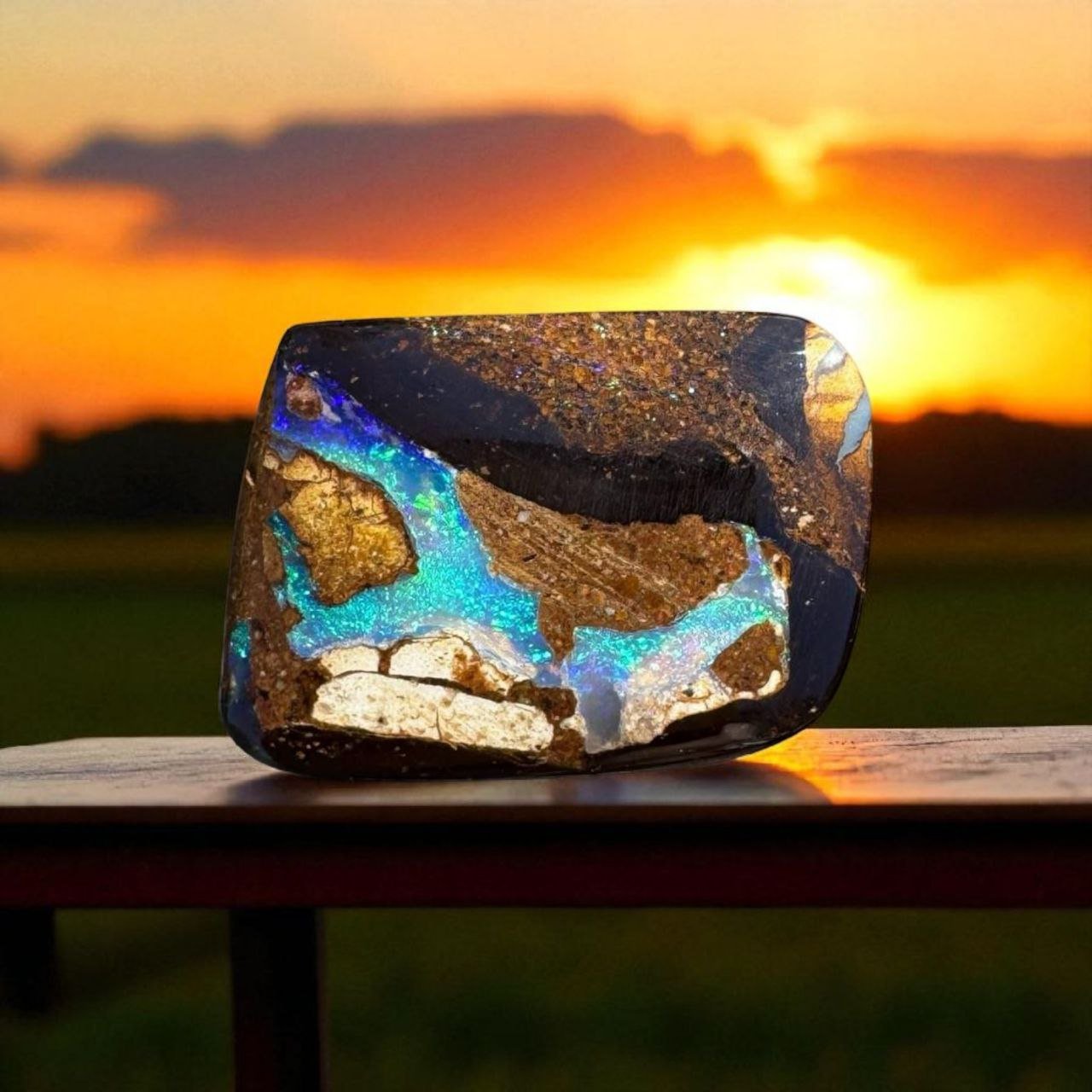 21.3ct Solid Queensland Boulder Opal