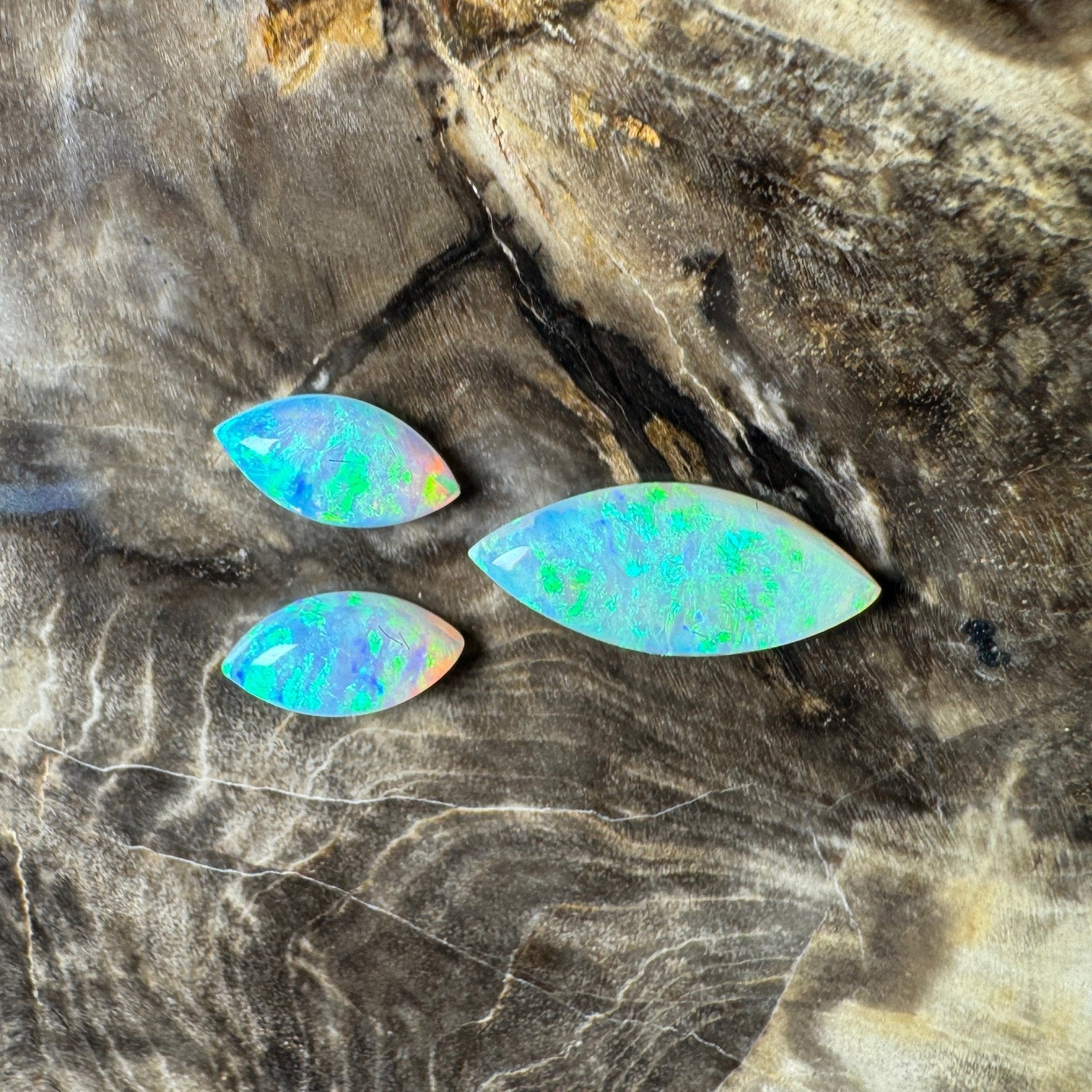 2.1ct Hand - cut Solid Coober Pedy Crystal Opal Parcel