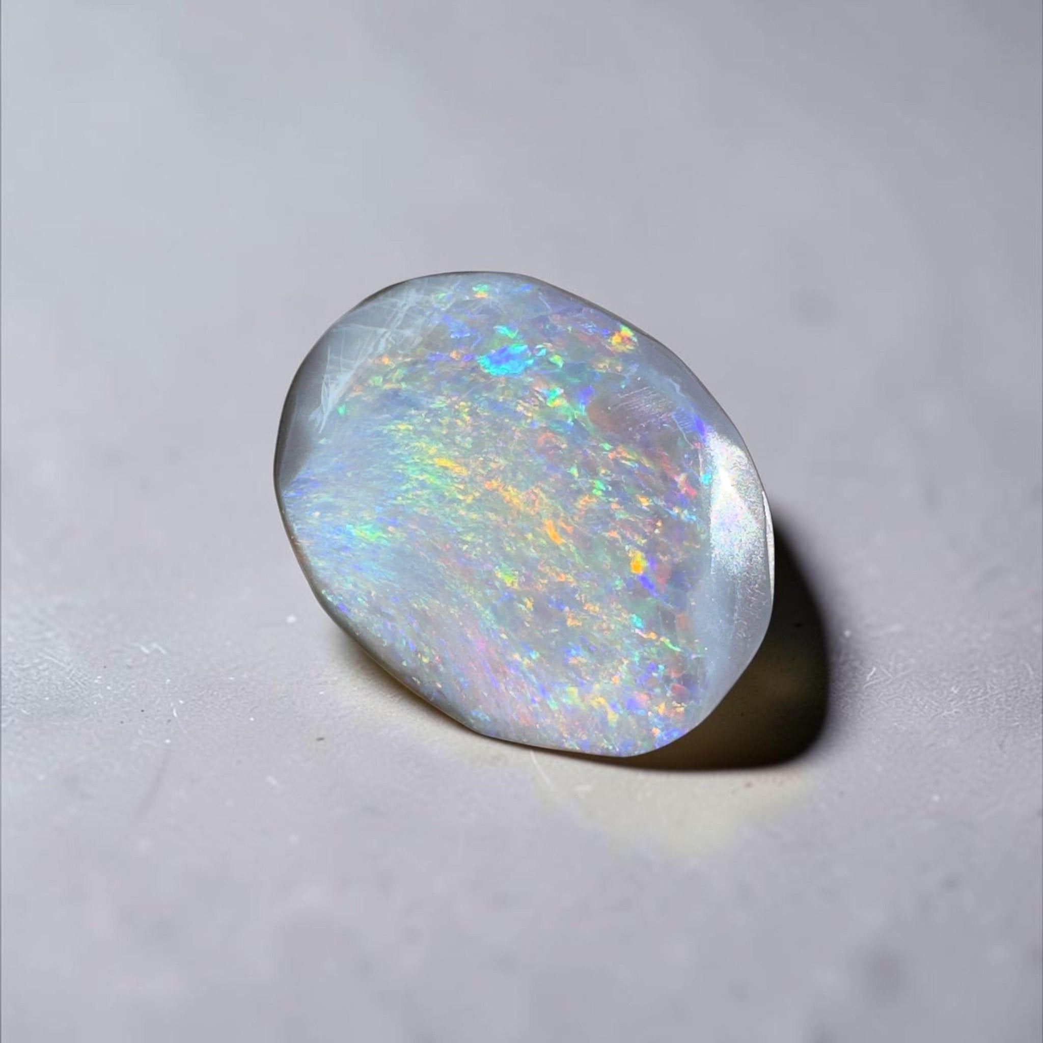 2.1ct Lightning Ridge Semi Black Opal | Solid Australian Opal | Hand-Cut