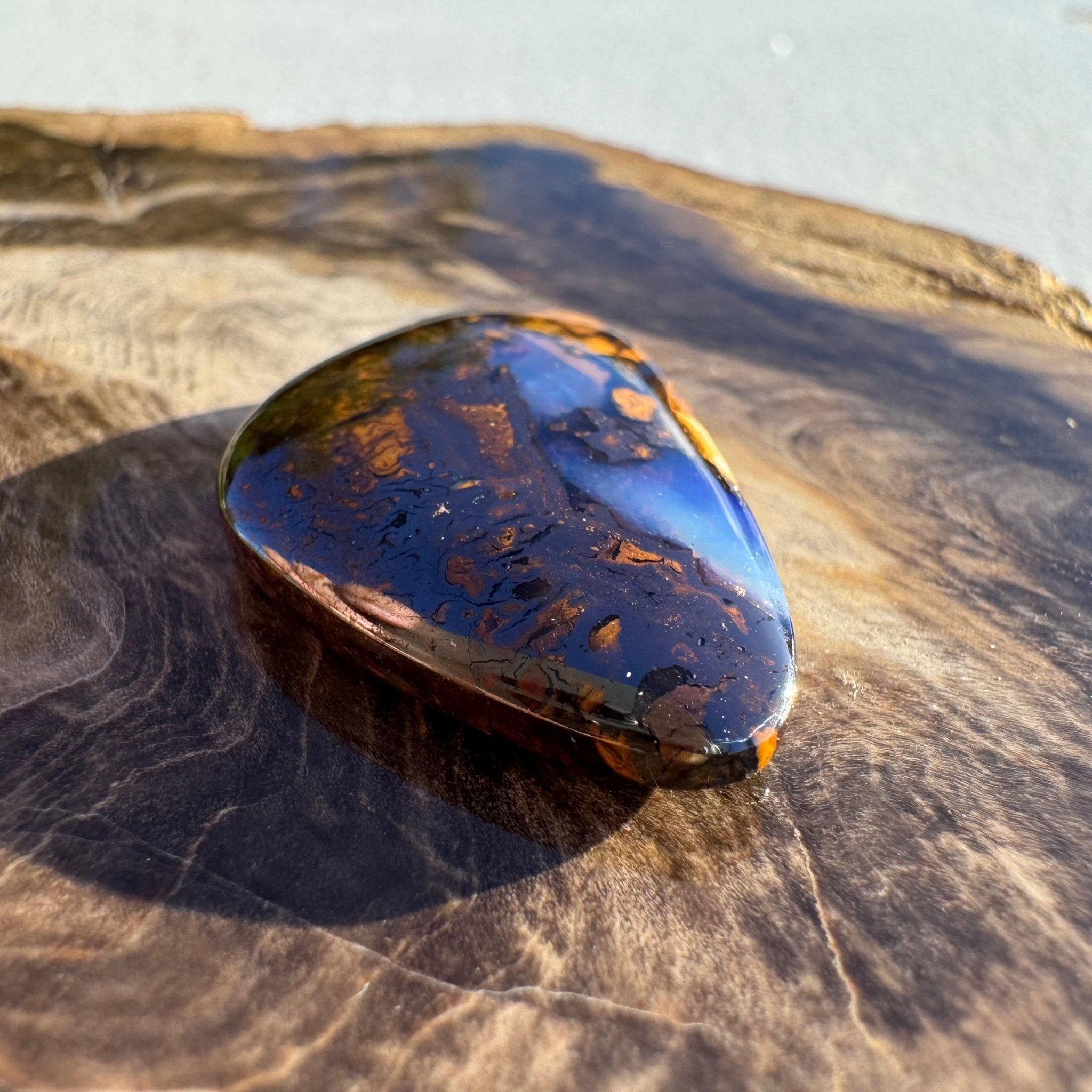 22.1ct Queensland Boulder Opal | Solid Australian Opal | Hand-Cut