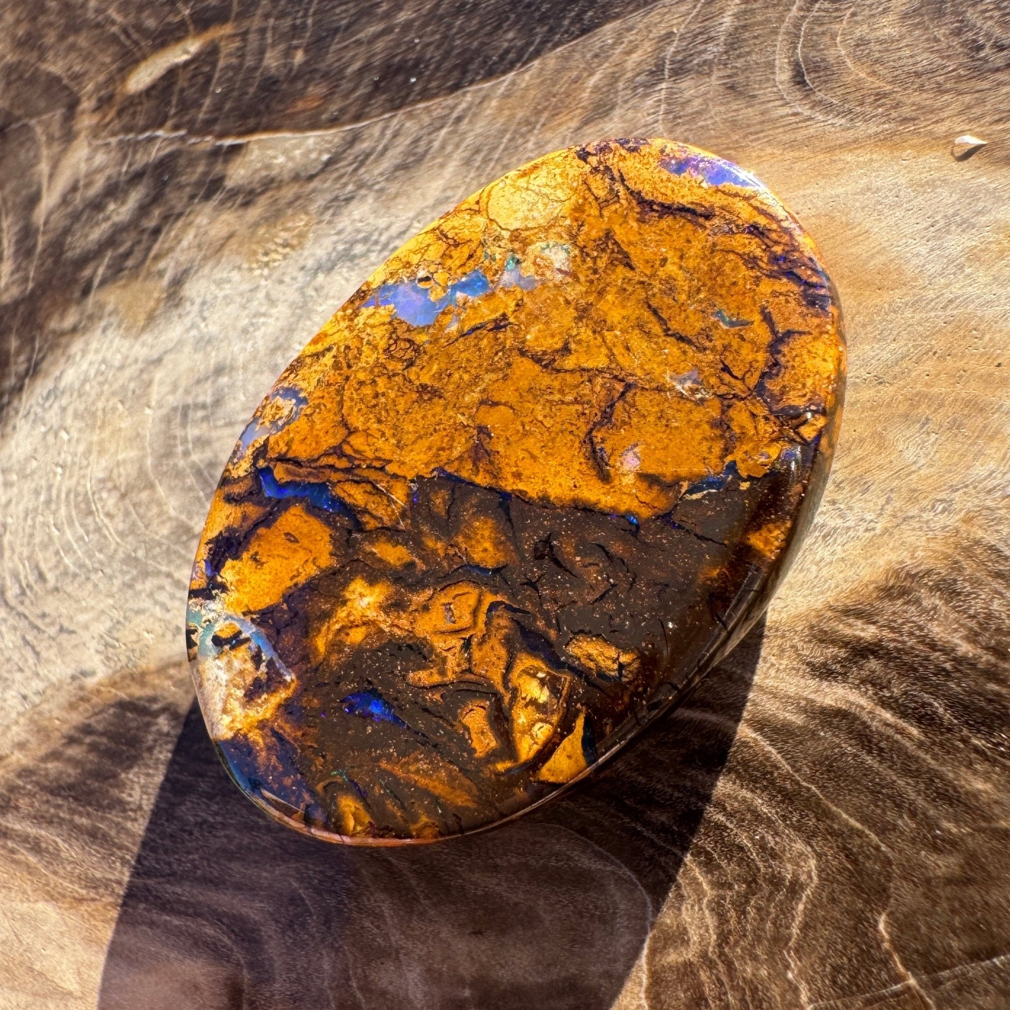 22.3ct Queensland Boulder Opal | Solid Australian Opal | Hand-Cut