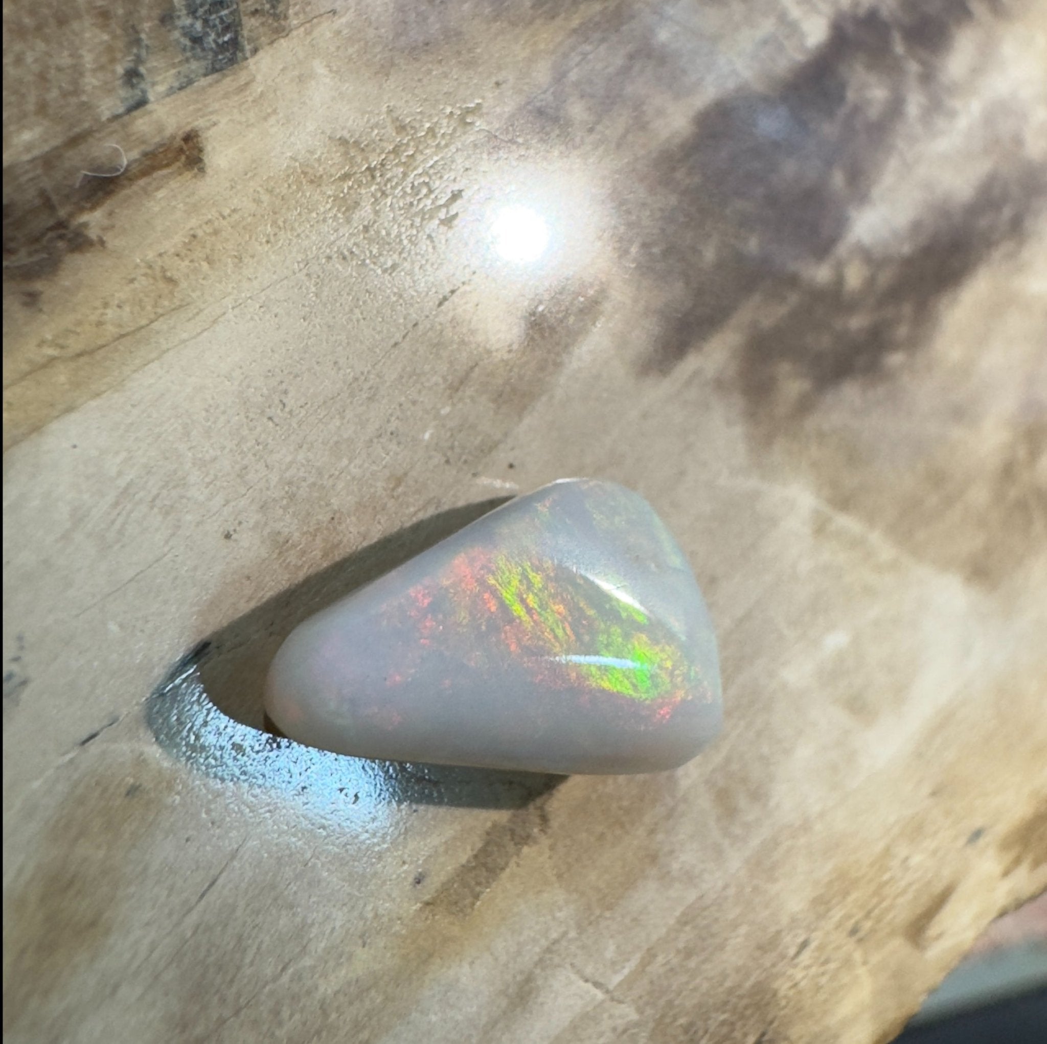 2.2ct Hand - Cut Solid Coober Pedy Opal