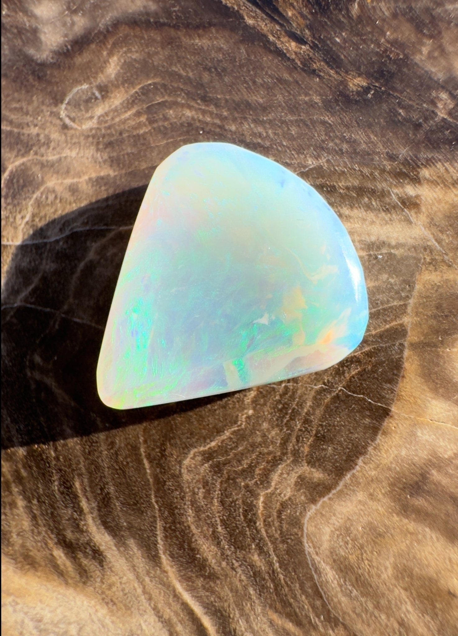 2.2ct Hand - Cut Solid Lightning Ridge Opal