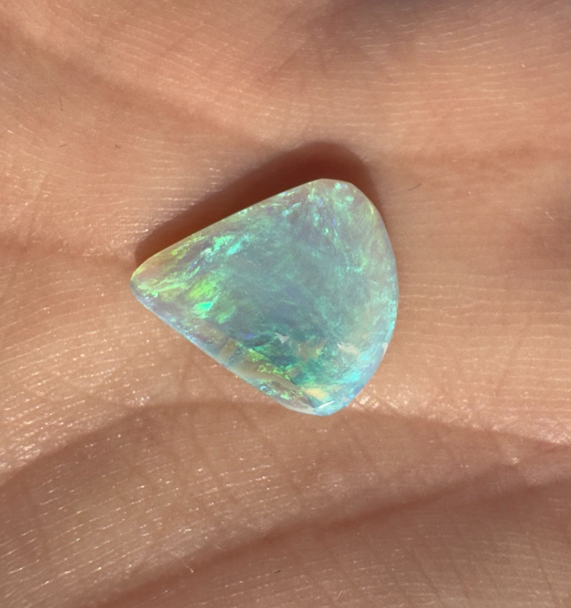 2.2ct Hand - Cut Solid Lightning Ridge Opal