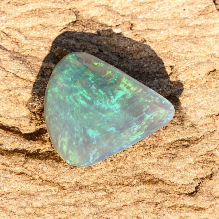2.2ct Hand - Cut Solid Lightning Ridge Opal