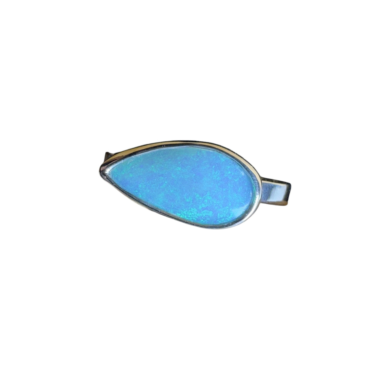 2.2ct Lightning Ridge Opal Ring ~ 'Daintree Azure' | 925 Sterling Silver | Solid Australian Opal