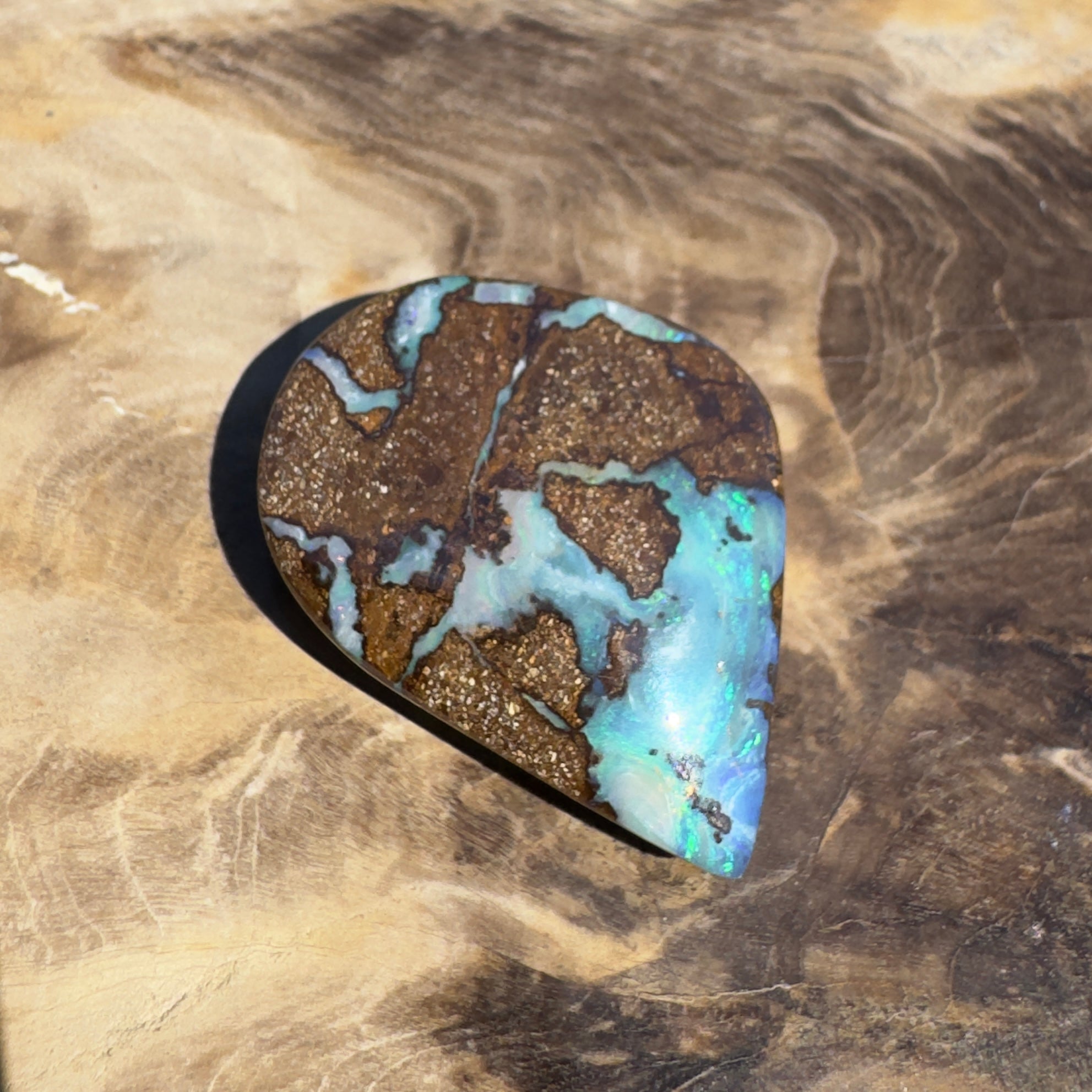 22ct Queensland Boulder Opal | Solid Australian Opal | Hand-Cut